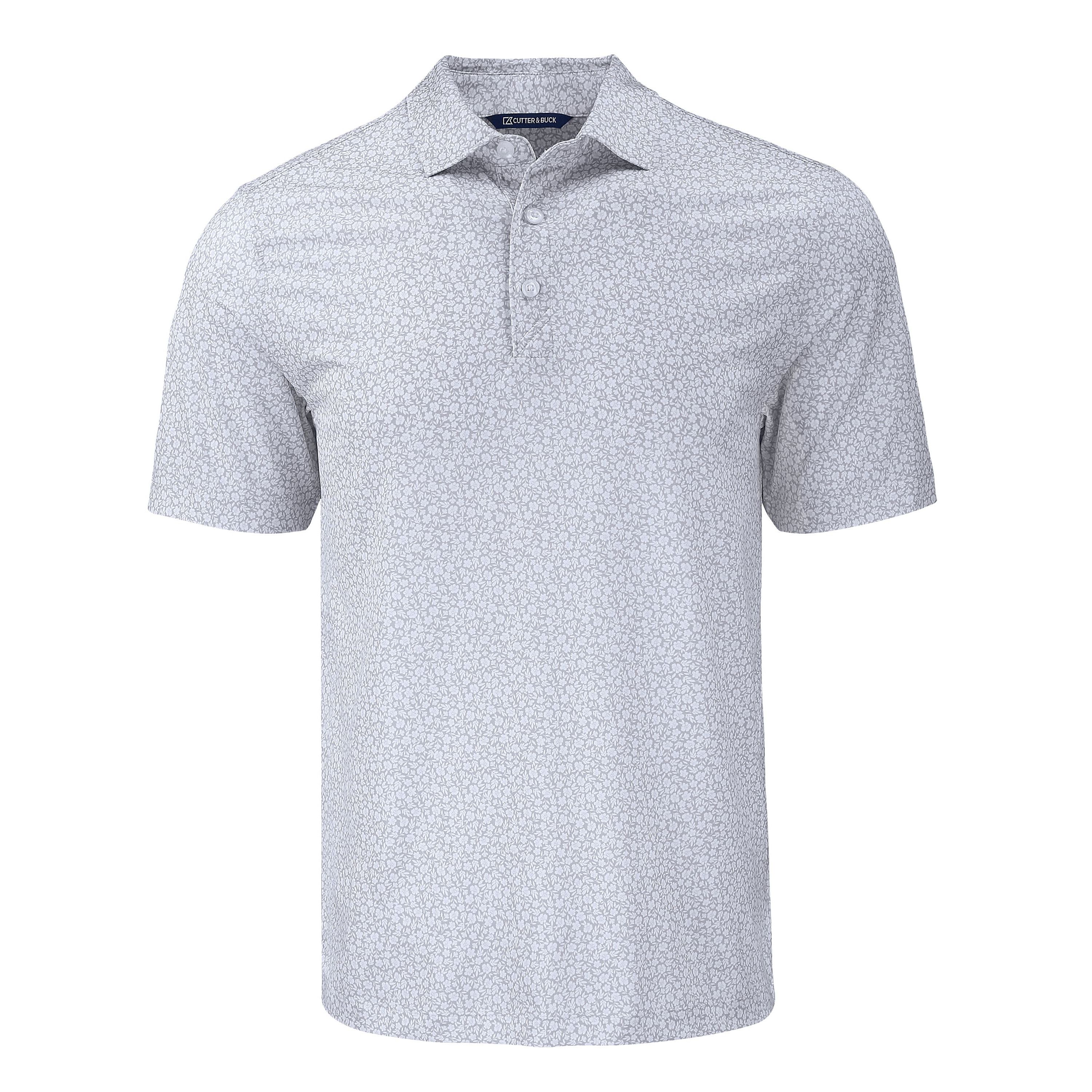 Cutter & Buck Pike Eco Flora Print Mens Polo