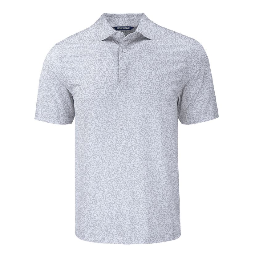 Cutter & Buck Pike Eco Flora Print Mens Polo