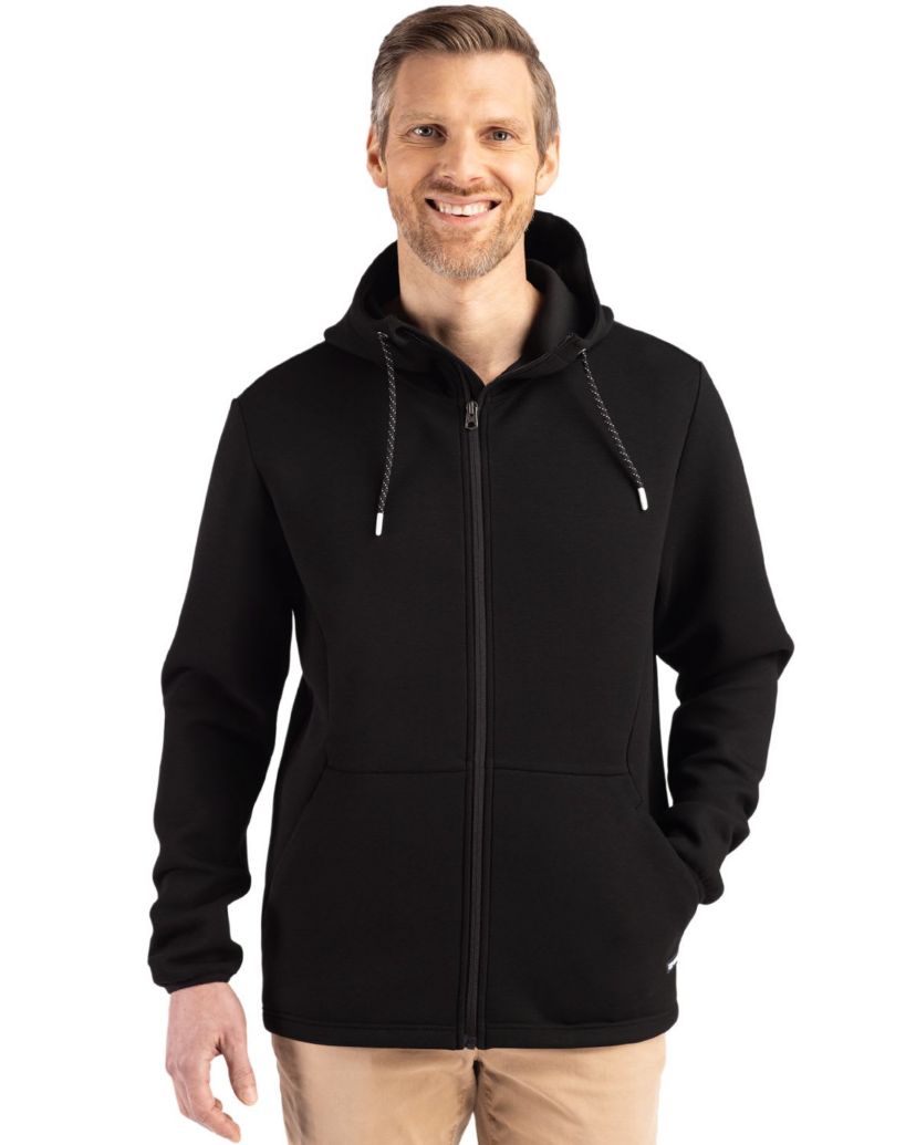 Cutter & Buck Roam Epic Comfort Recycled Mens Full Zip Hooded Jacket
