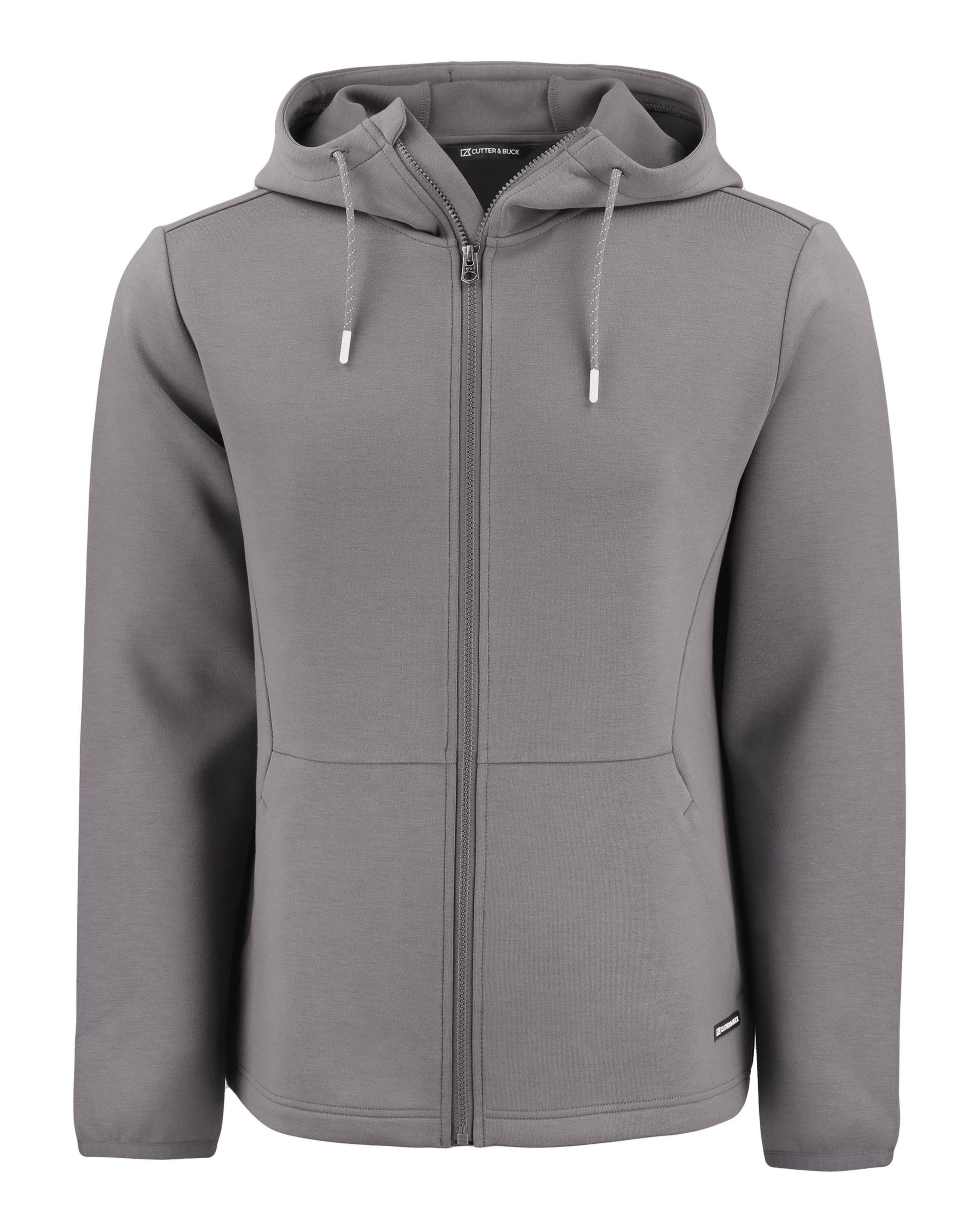 Cutter & Buck Roam Epic Comfort Recycled Mens Full Zip Hooded Jacket