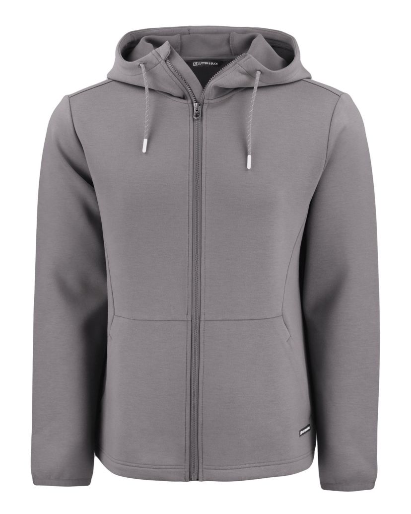 Cutter & Buck Roam Epic Comfort Recycled Mens Full Zip Hooded Jacket