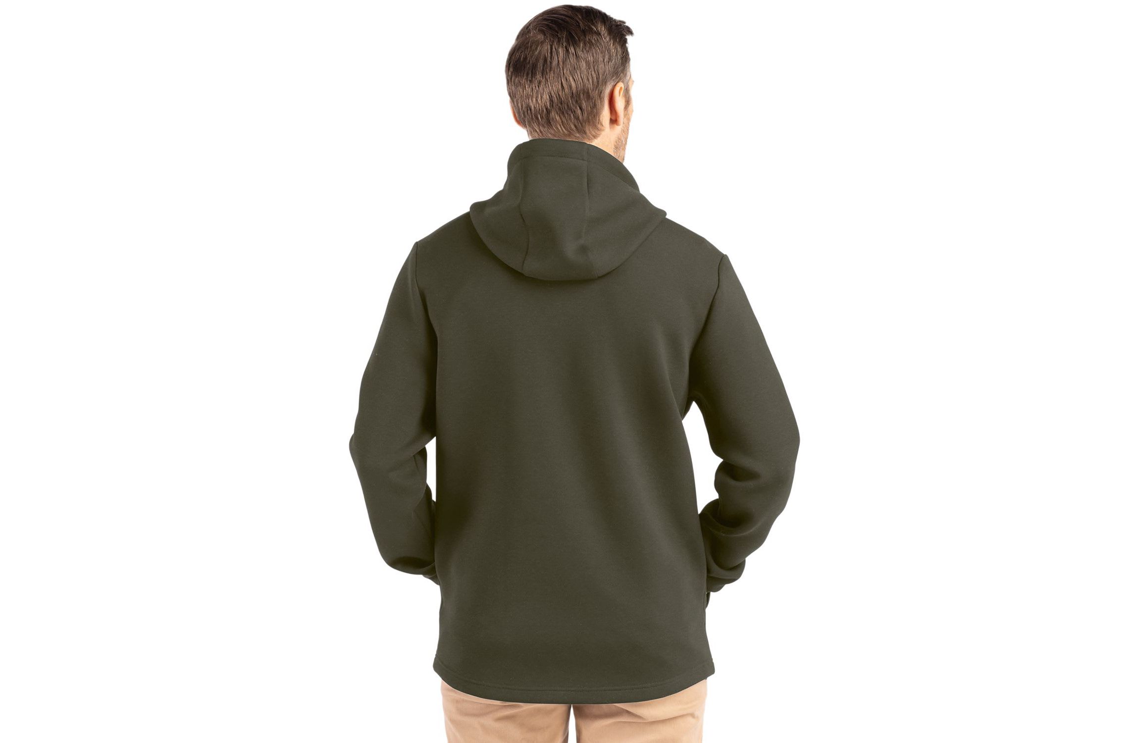 Cutter & Buck Roam Epic Comfort Recycled Mens Full Zip Hooded Jacket
