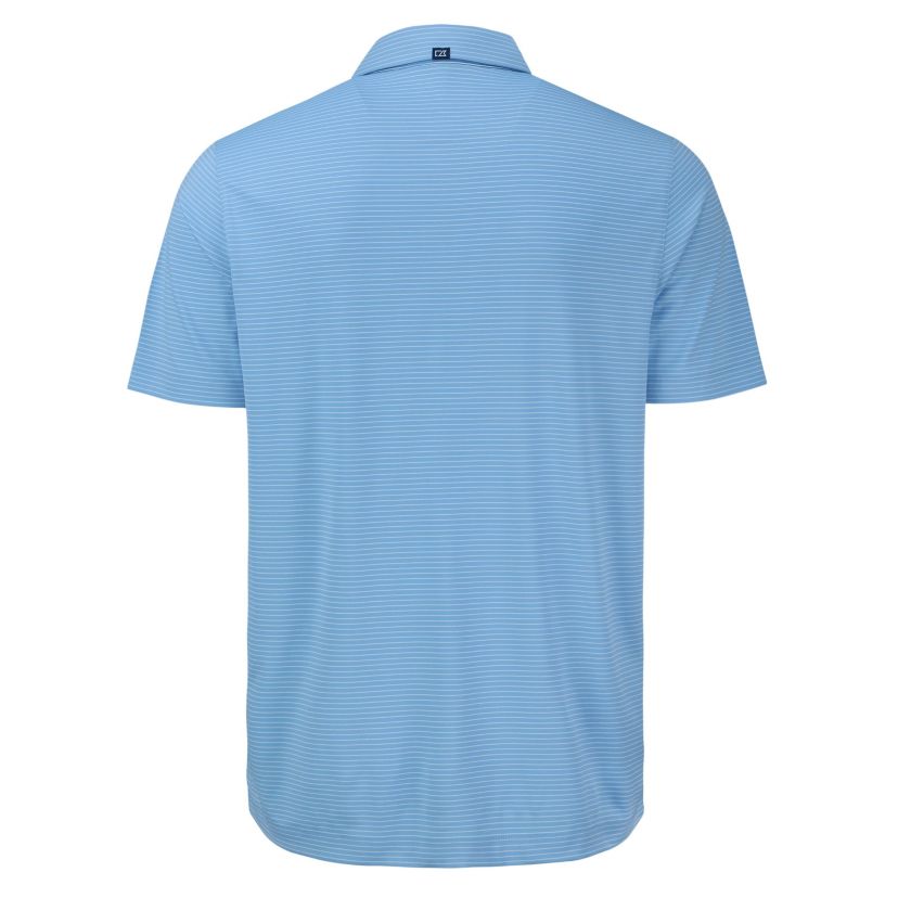 Cutter & Buck Forge Eco Fine Line Stripe Stretch  Recycled Mens Polo