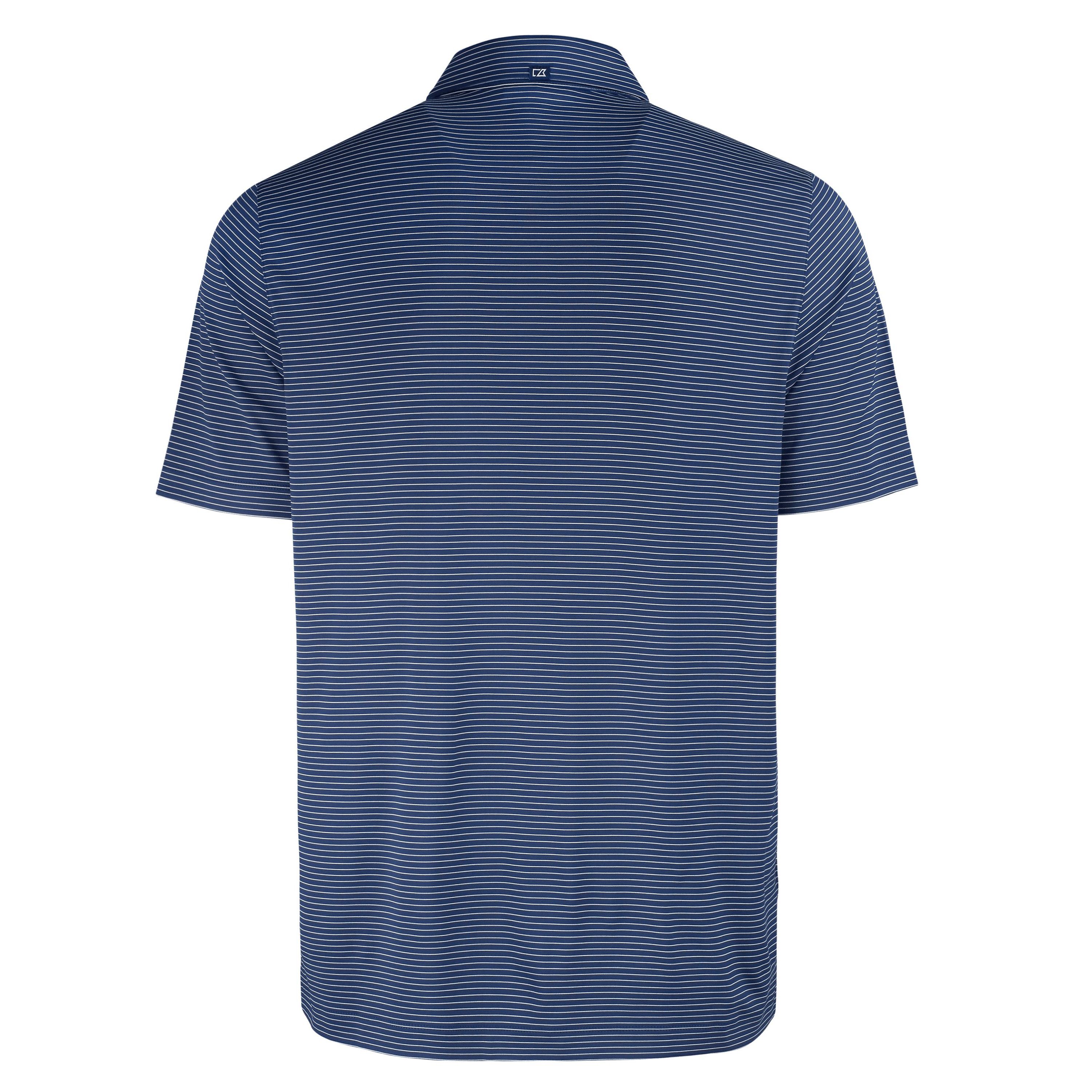 Cutter & Buck Forge Eco Fine Line Stripe Stretch  Recycled Mens Polo