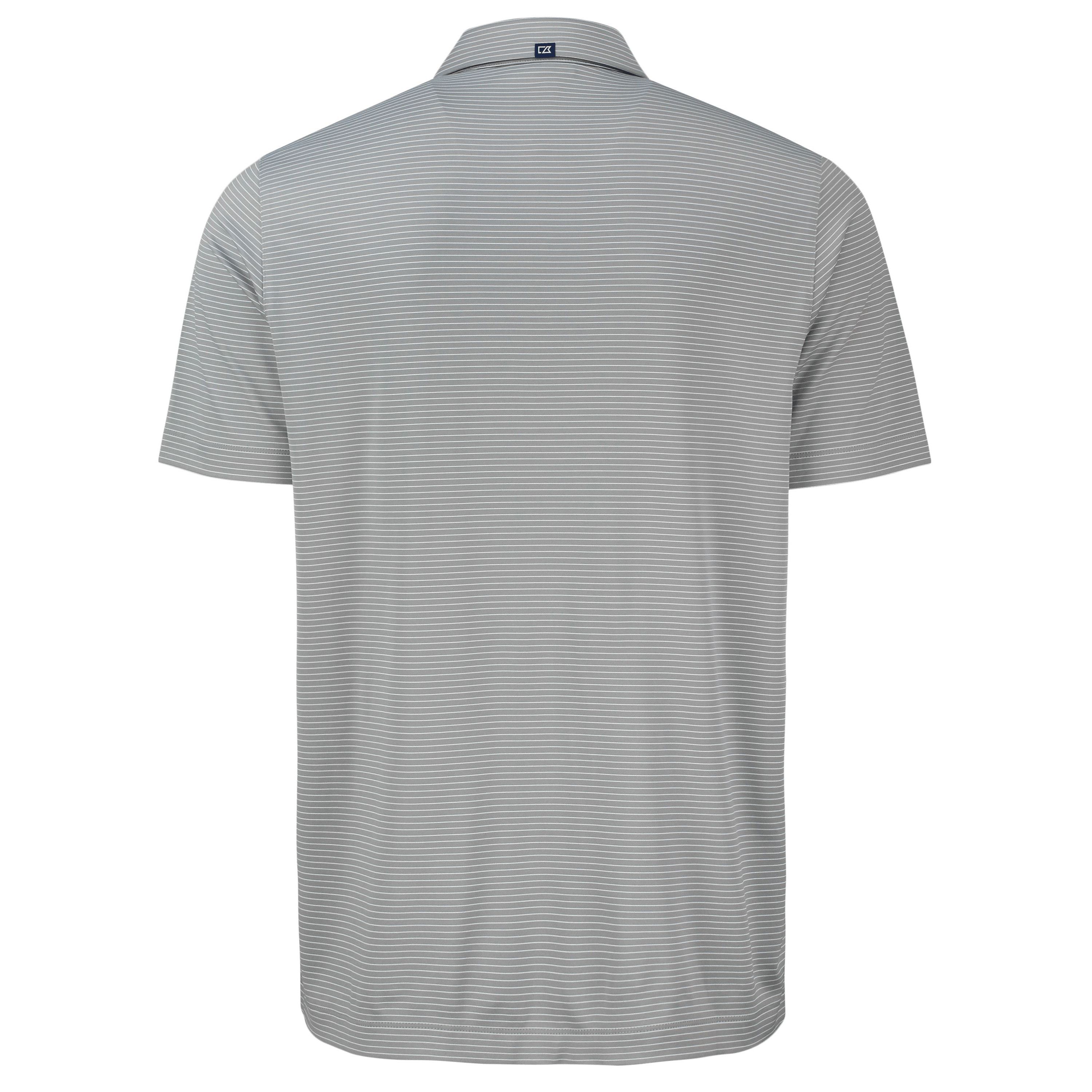 Cutter & Buck Forge Eco Fine Line Stripe Stretch  Recycled Mens Polo