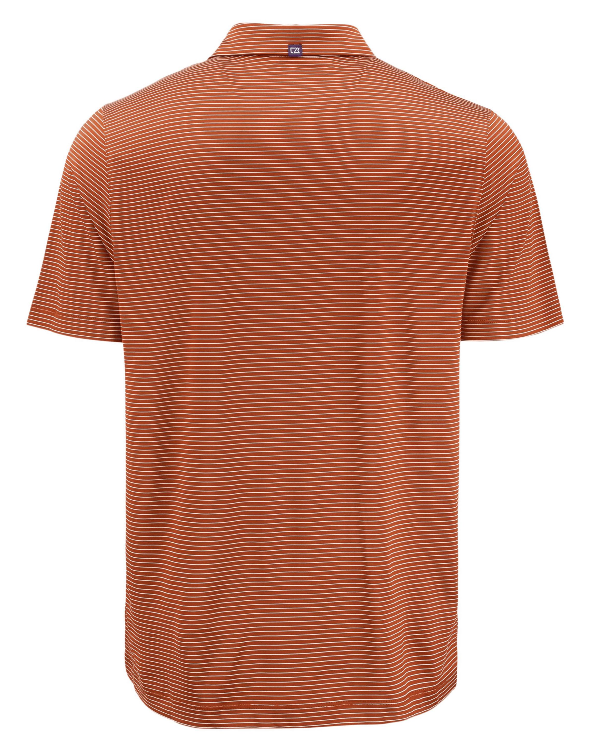 Big & Tall Cutter & Buck Forge Eco Fine Line Stripe Stretch  Recycled Mens Polo