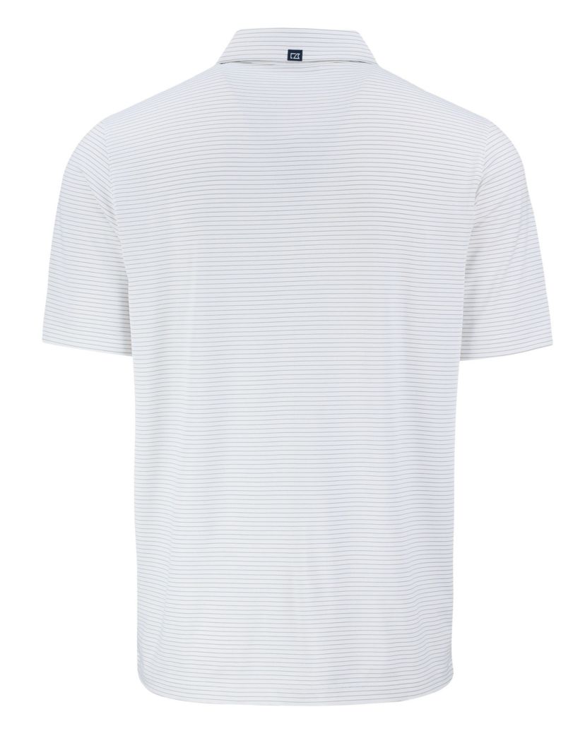 Cutter & Buck Forge Eco Fine Line Stripe Stretch  Recycled Mens Polo