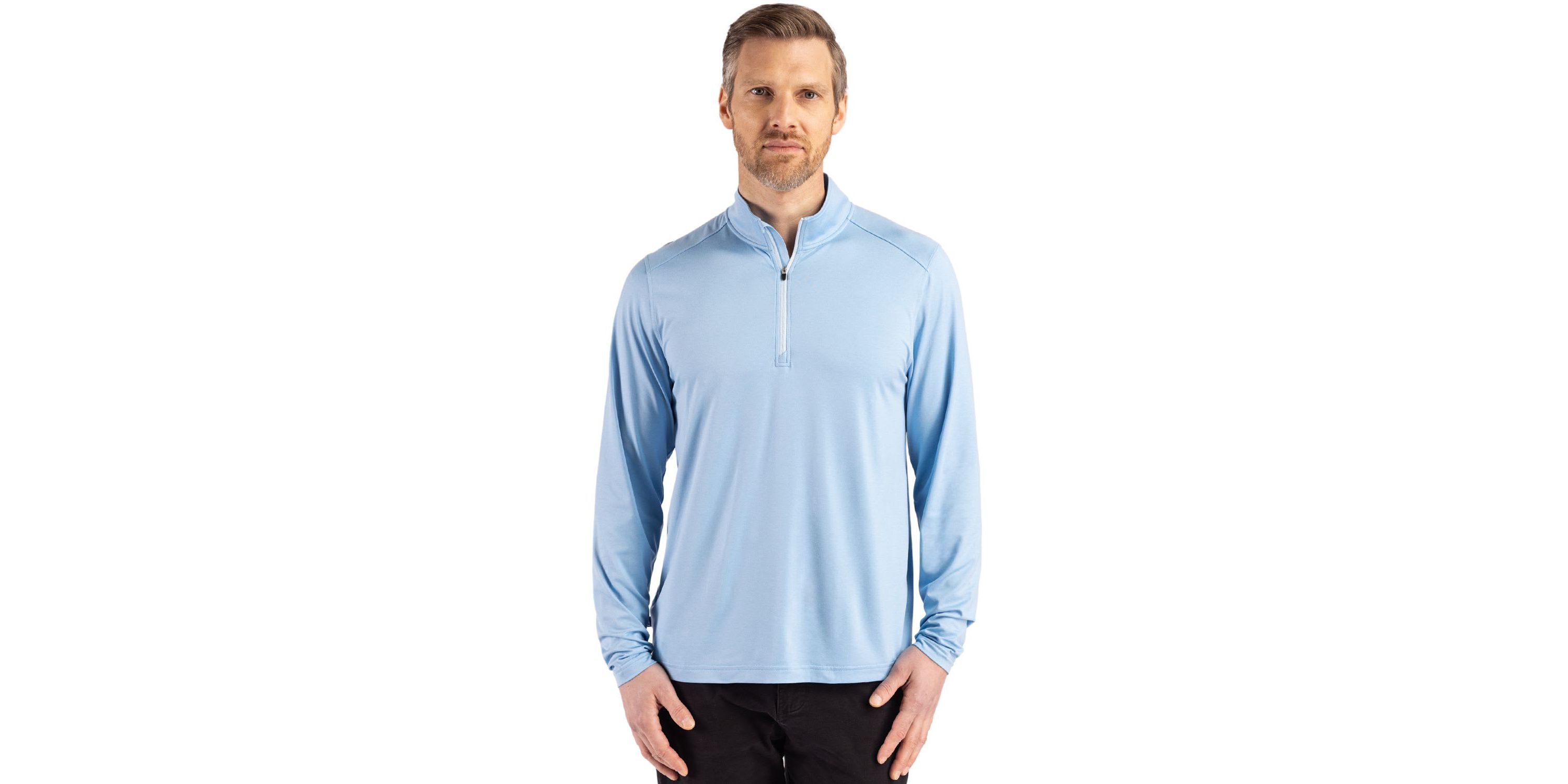 Cutter & Buck Coastline Epic Comfort Recycled Mens Quarter Zip