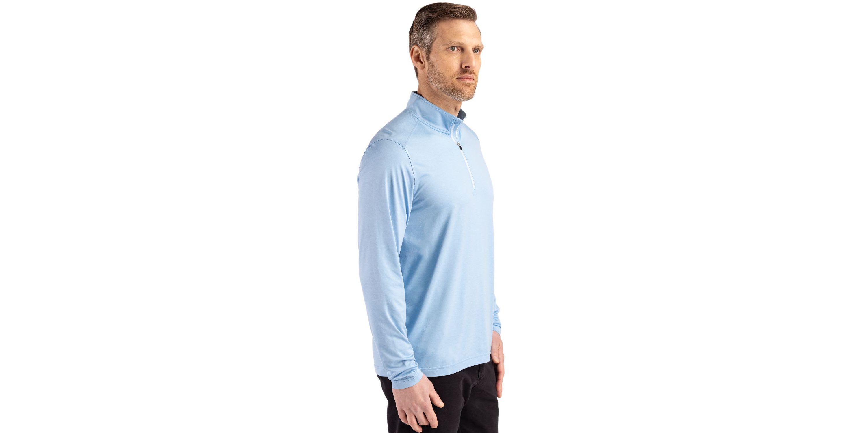 Cutter & Buck Coastline Epic Comfort Recycled Mens Quarter Zip