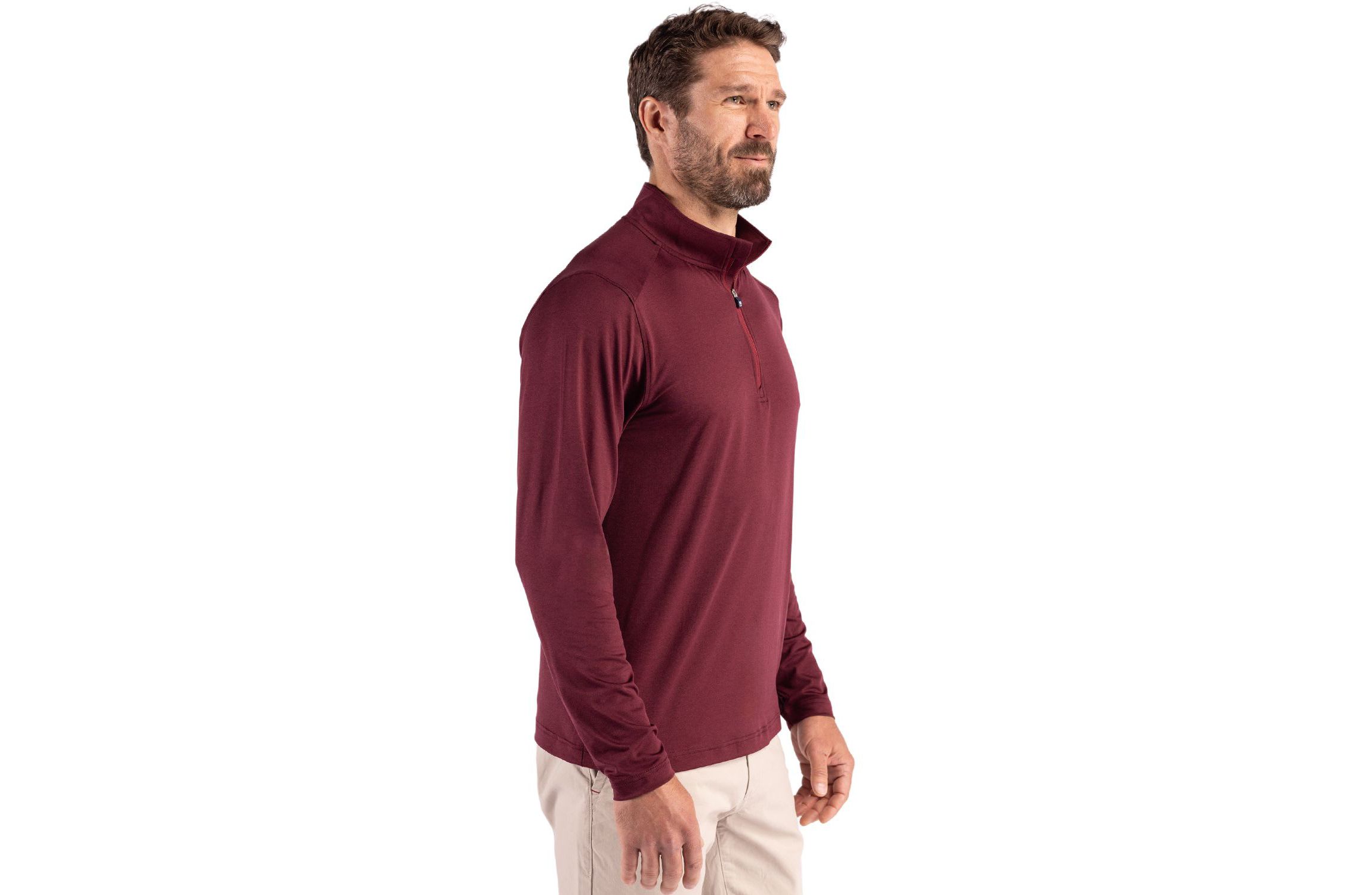Cutter & Buck Coastline Epic Comfort Recycled Mens Quarter Zip