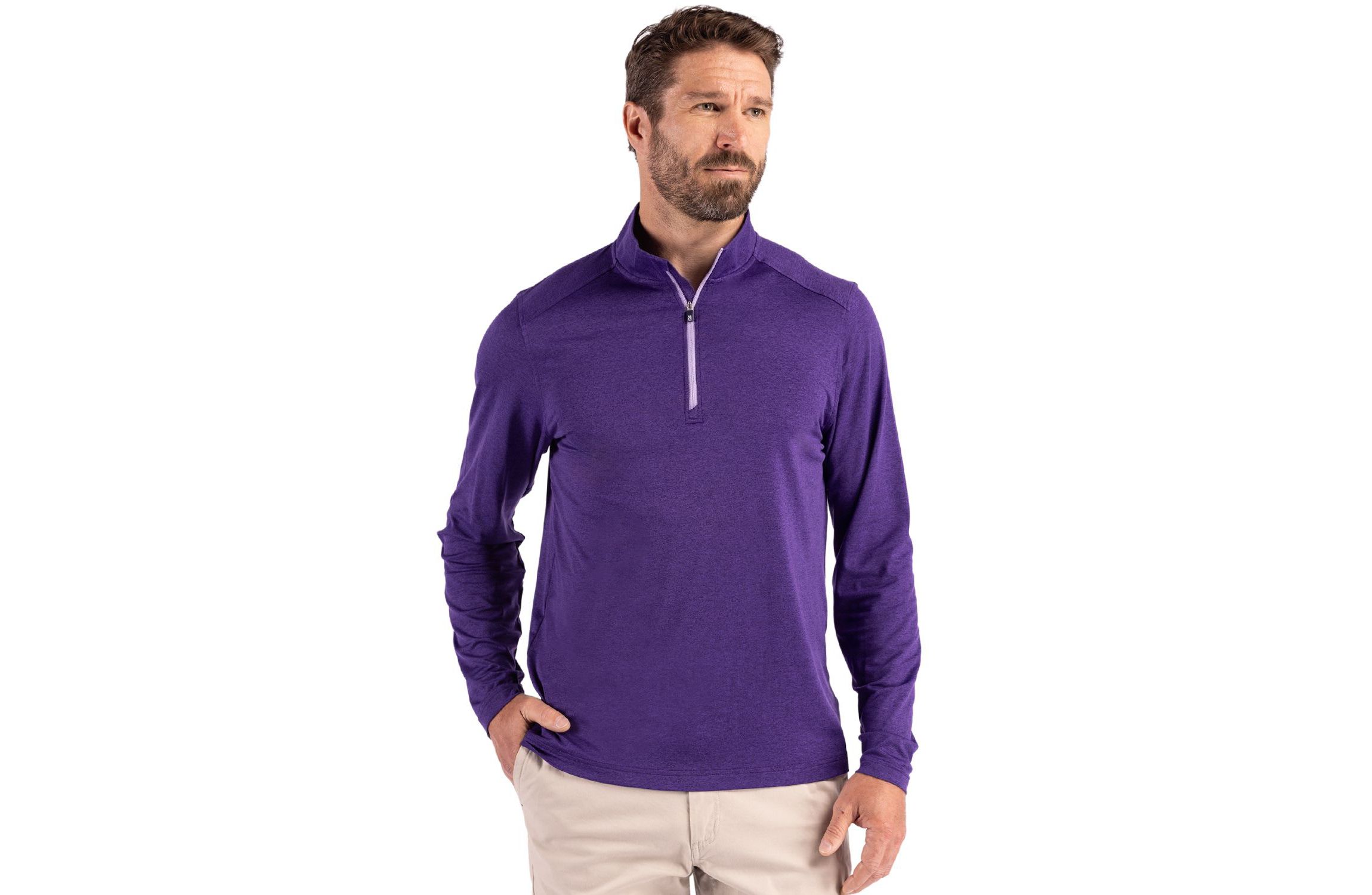Cutter & Buck Coastline Epic Comfort Recycled Mens Quarter Zip