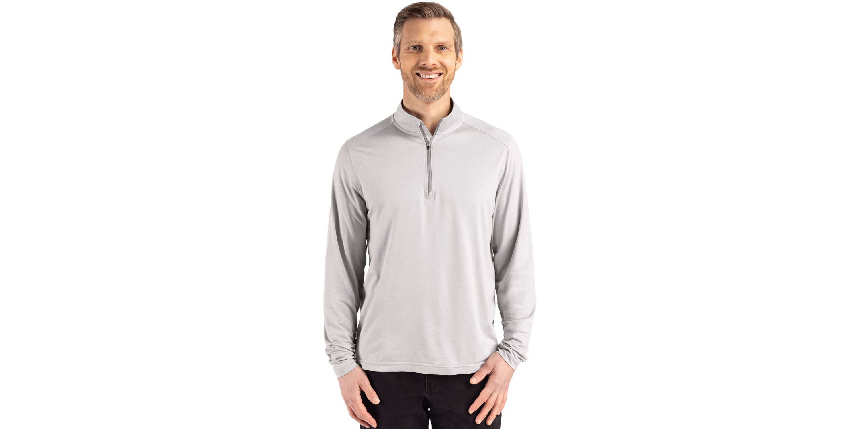 Cutter & Buck Coastline Epic Comfort Recycled Mens Quarter Zip