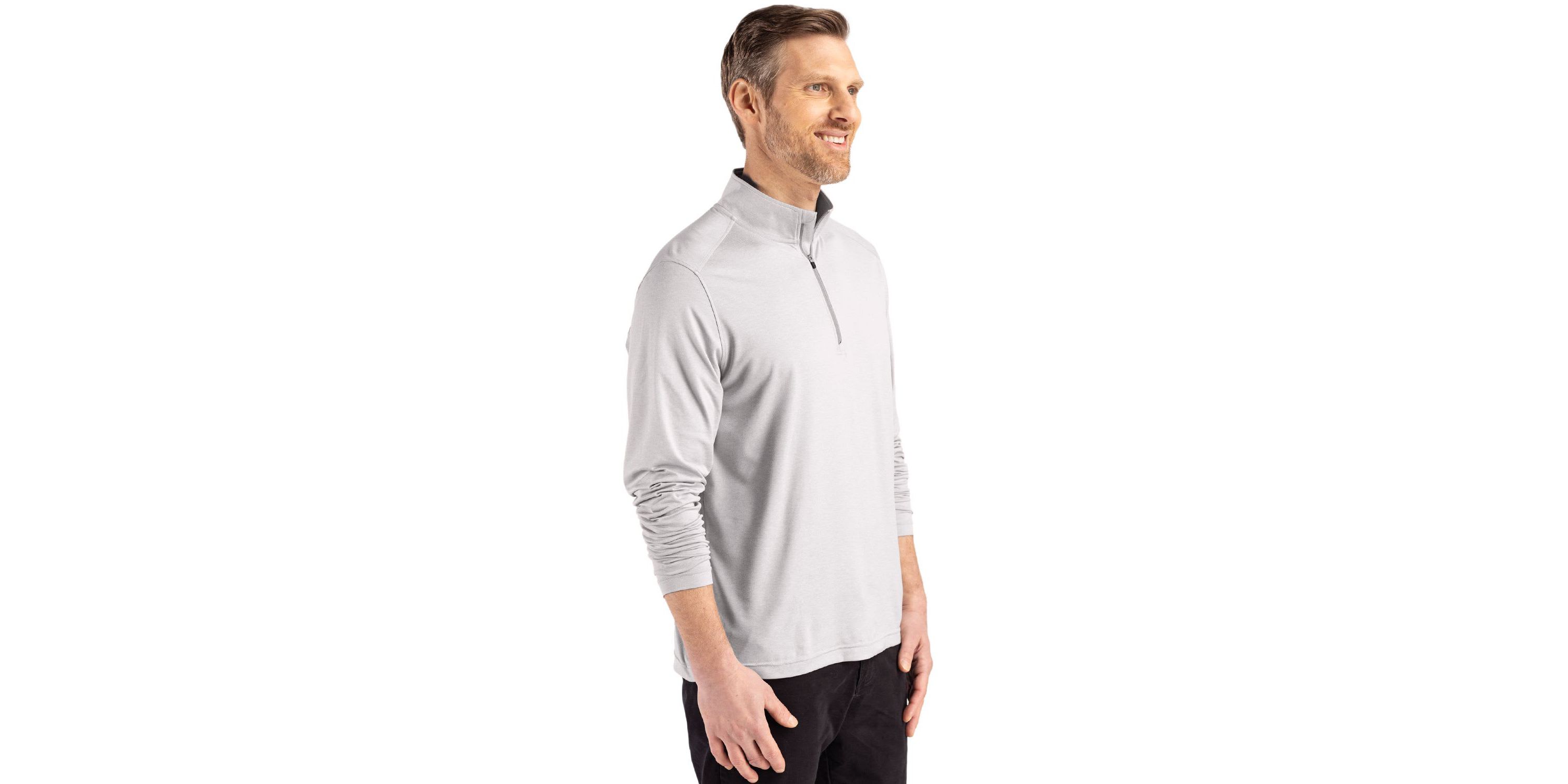 Cutter & Buck Coastline Epic Comfort Recycled Mens Quarter Zip