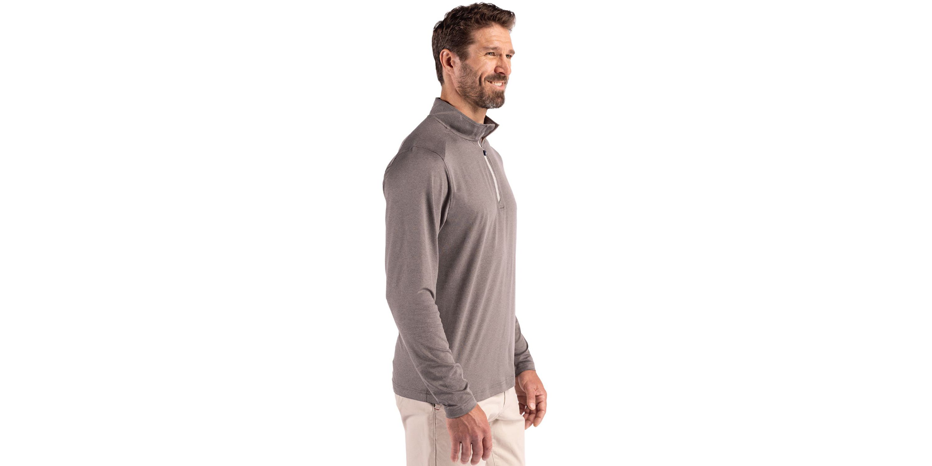 Cutter & Buck Coastline Epic Comfort Recycled Mens Quarter Zip