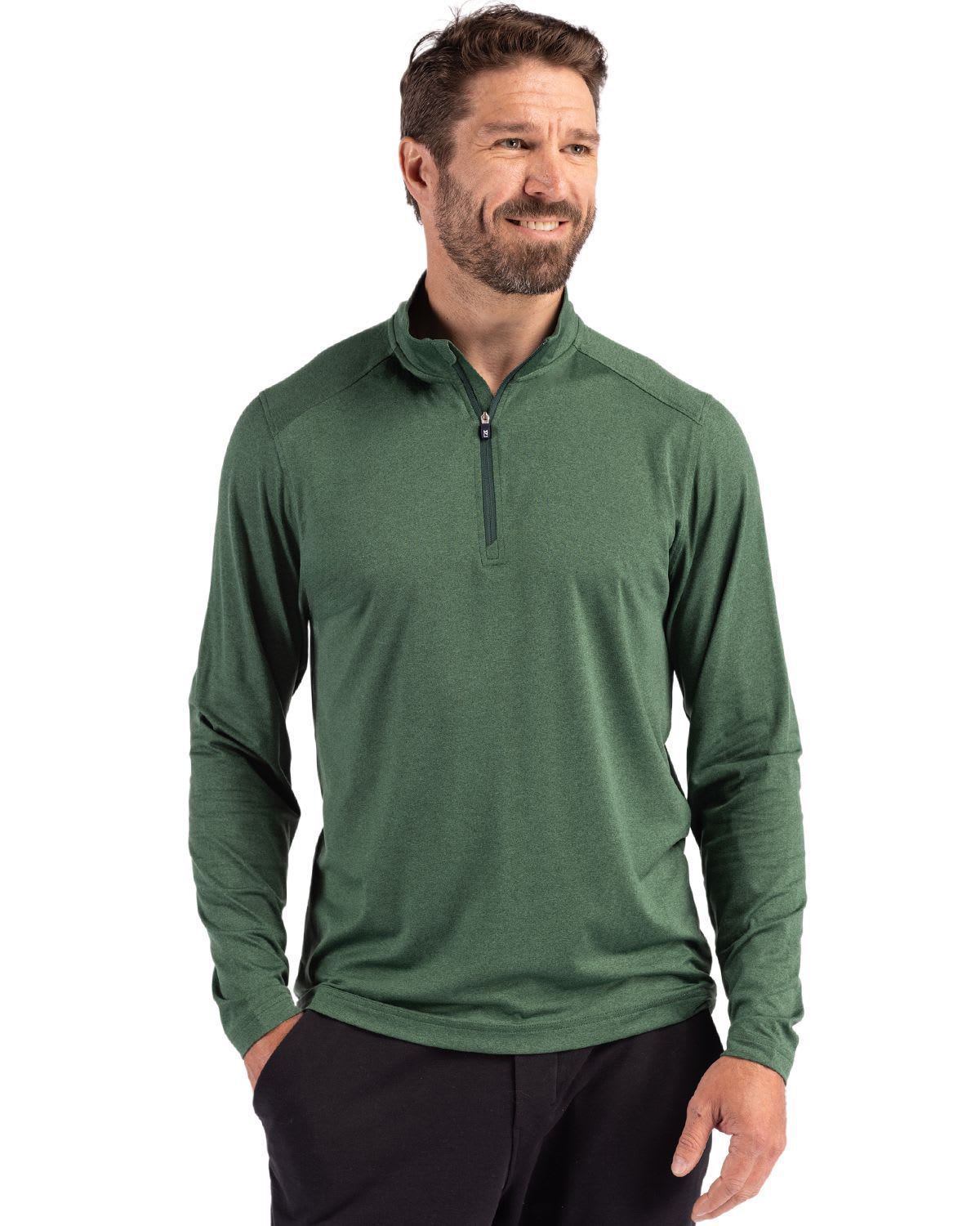 Cutter & Buck Coastline Epic Comfort Recycled Mens Quarter Zip