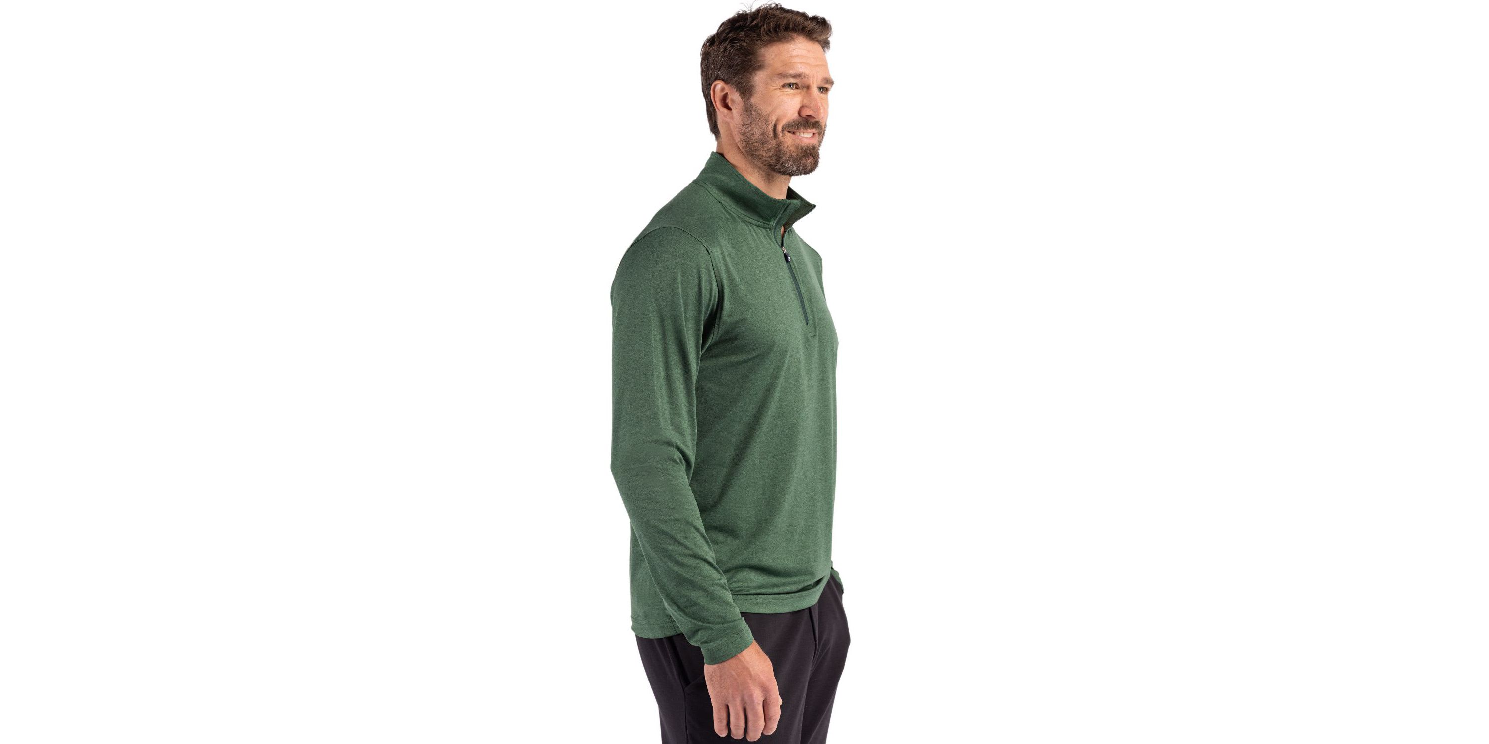 Cutter & Buck Coastline Epic Comfort Recycled Mens Quarter Zip