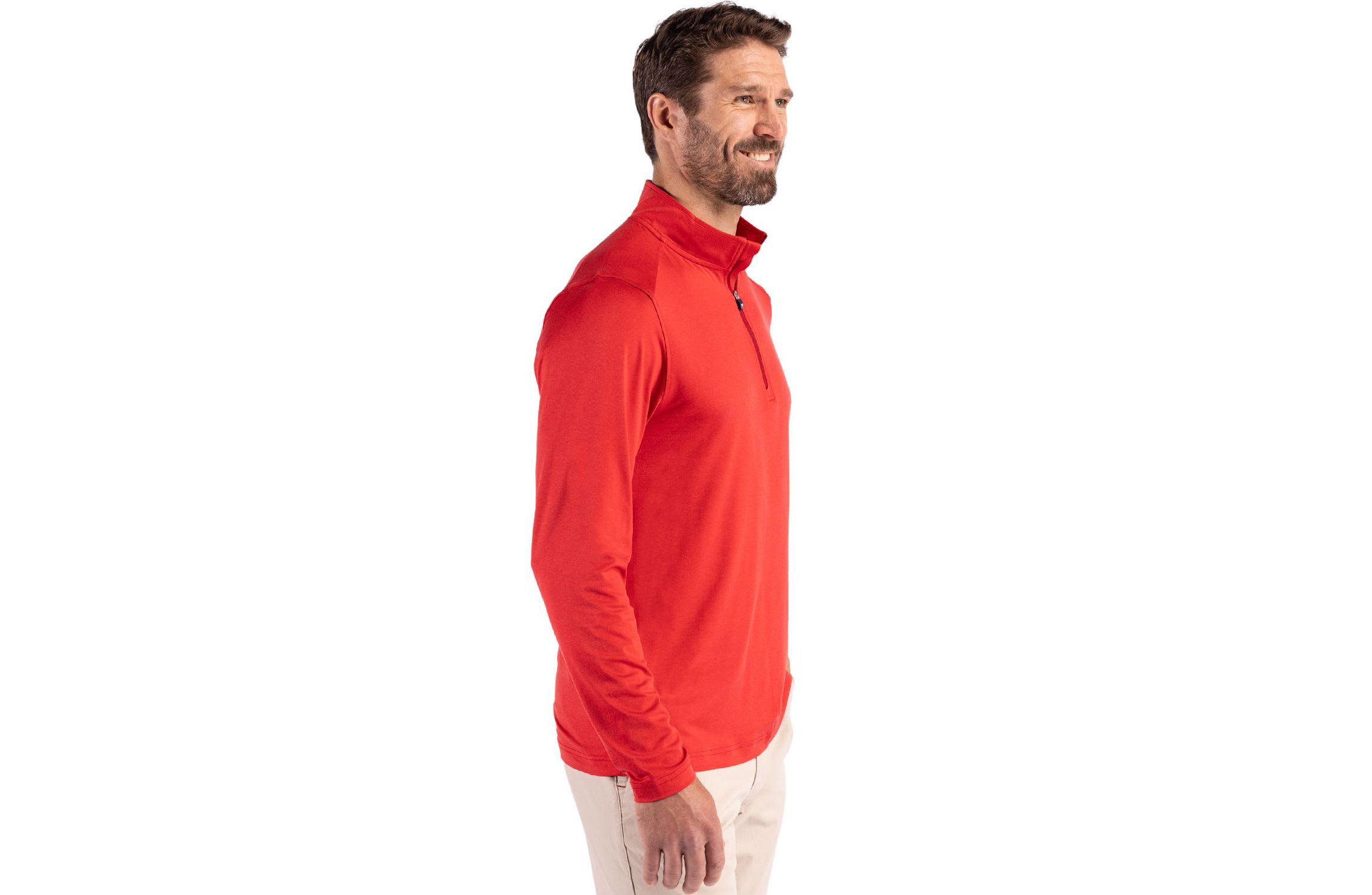 Cutter & Buck Coastline Epic Comfort Recycled Mens Quarter Zip