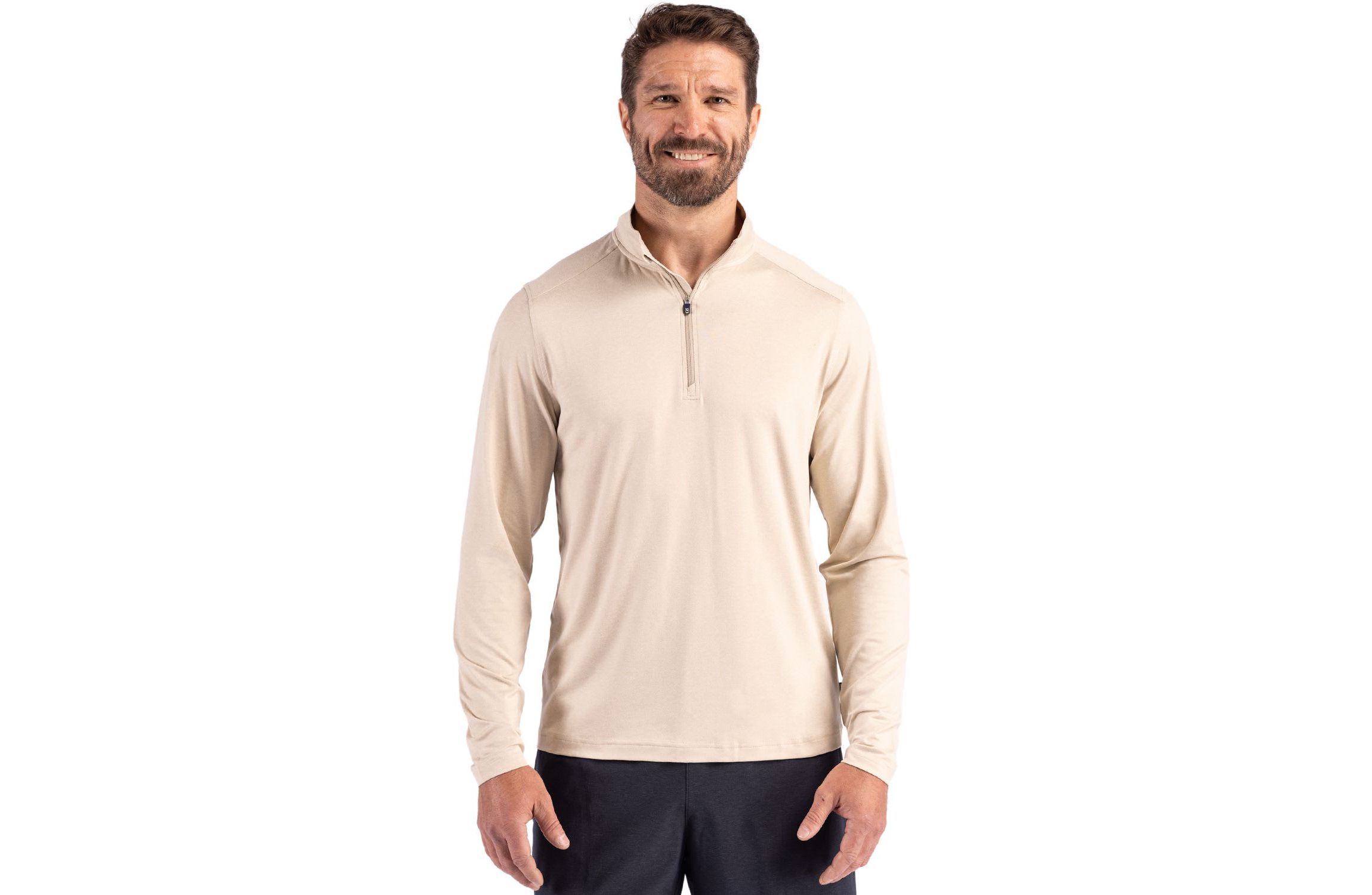 Cutter & Buck Coastline Epic Comfort Recycled Mens Quarter Zip