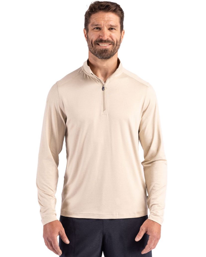 Cutter & Buck Coastline Epic Comfort Recycled Mens Quarter Zip