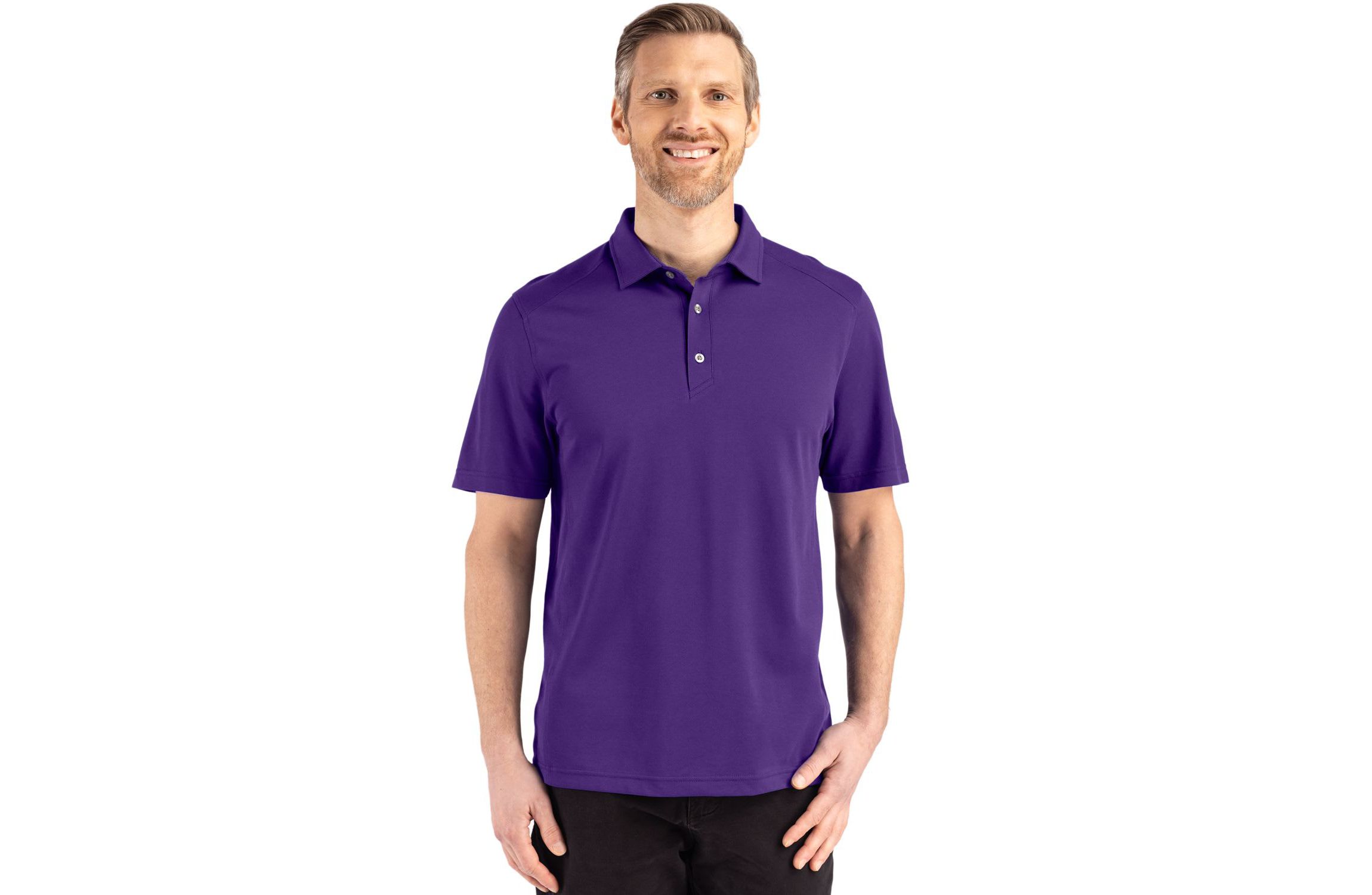 Cutter & Buck Advantage Refresh Epic Confidence Recycled Mens Tri-Blend Pique Polo