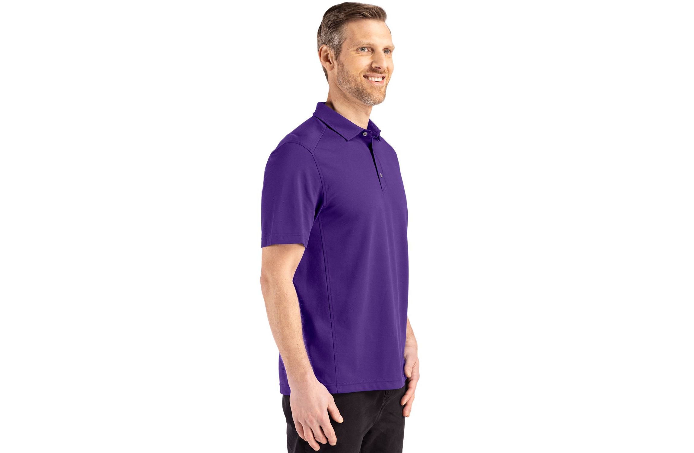 Cutter & Buck Advantage Refresh Epic Confidence Recycled Mens Tri-Blend Pique Polo