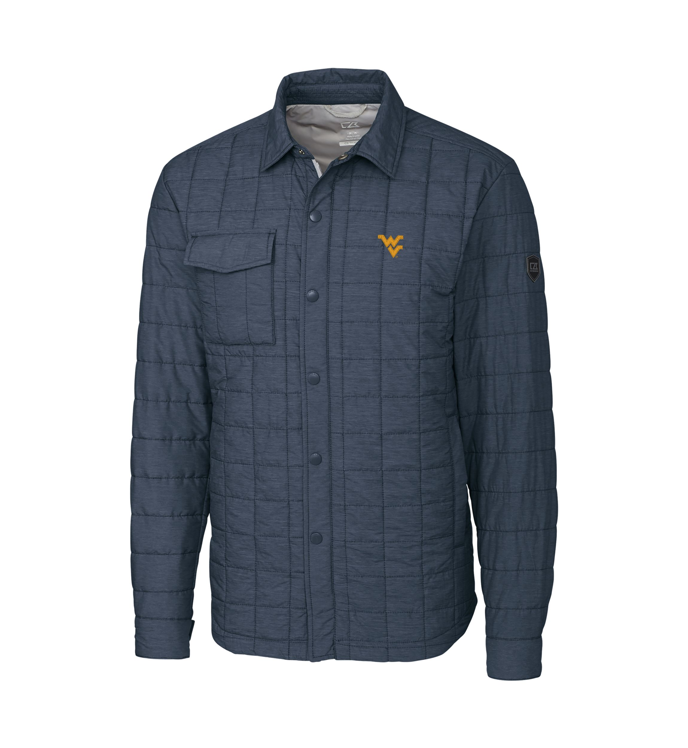 NCAA West Virginia Mountaineers Rainier Full-Snap Shirt Jacket