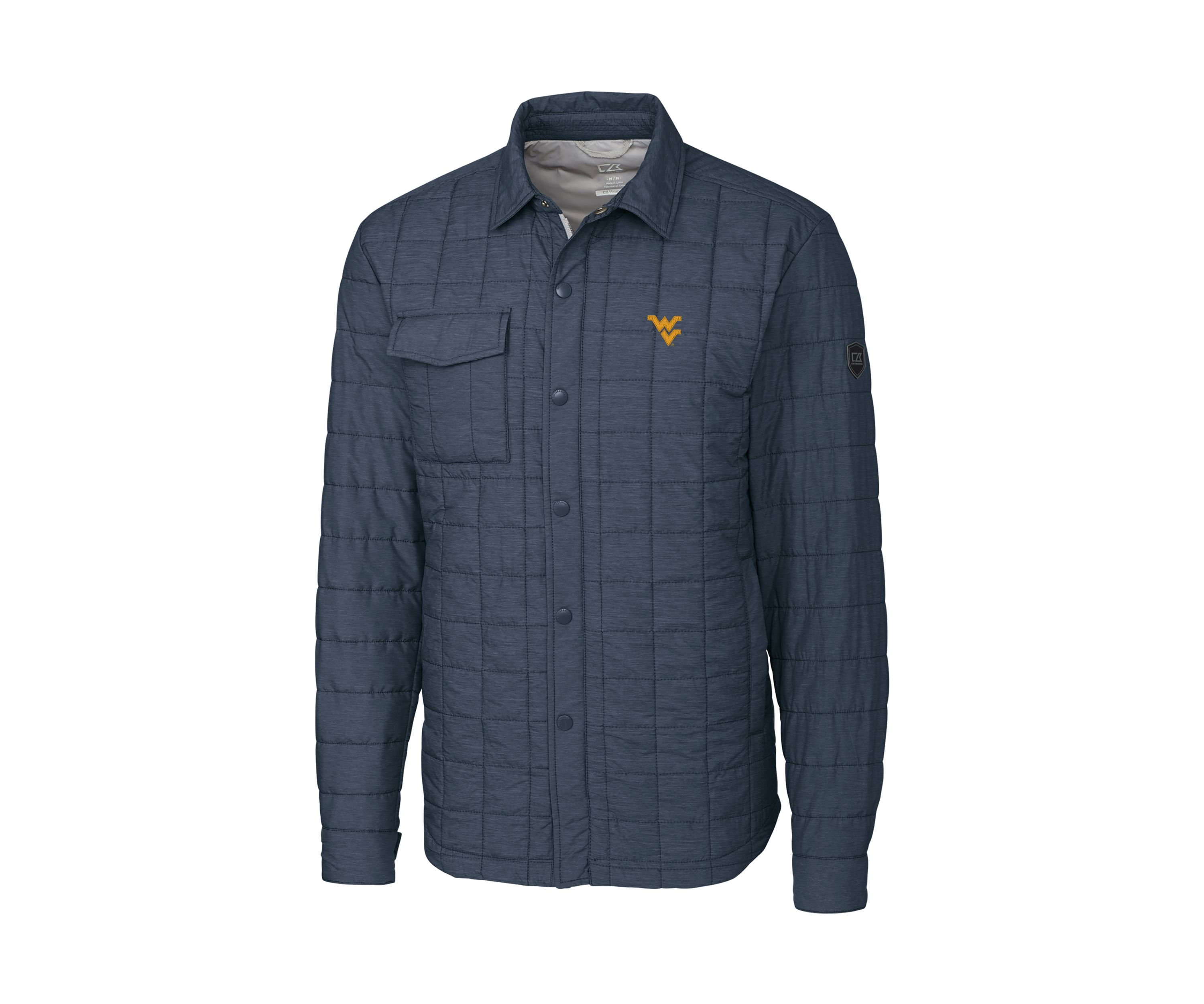 NCAA West Virginia Mountaineers Rainier Full-Snap Shirt Jacket