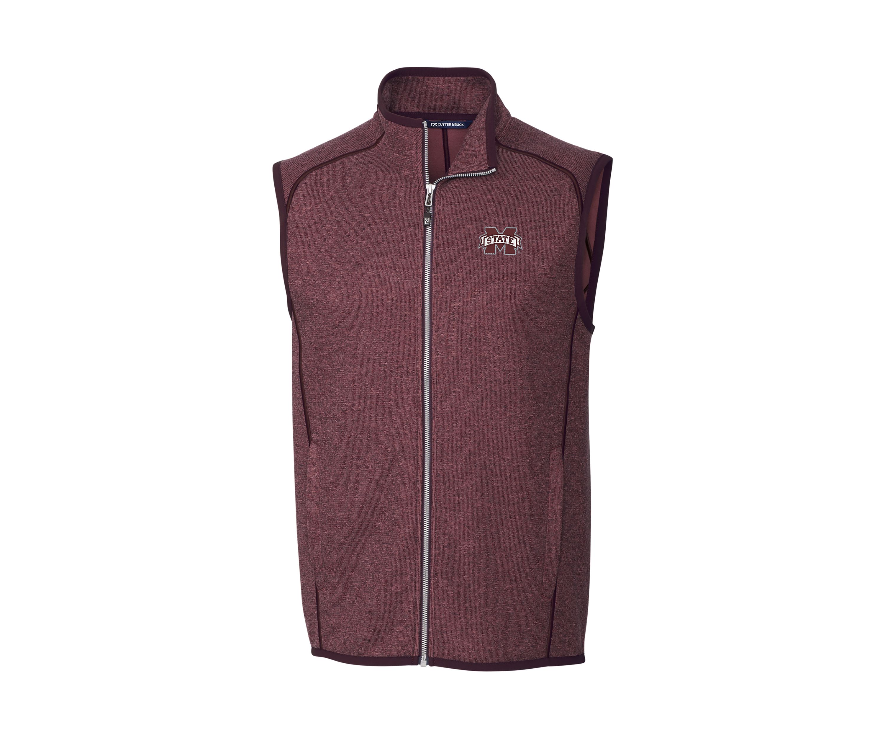 NCAA Mississippi State Bulldogs Mainsail Full-Zip Vest