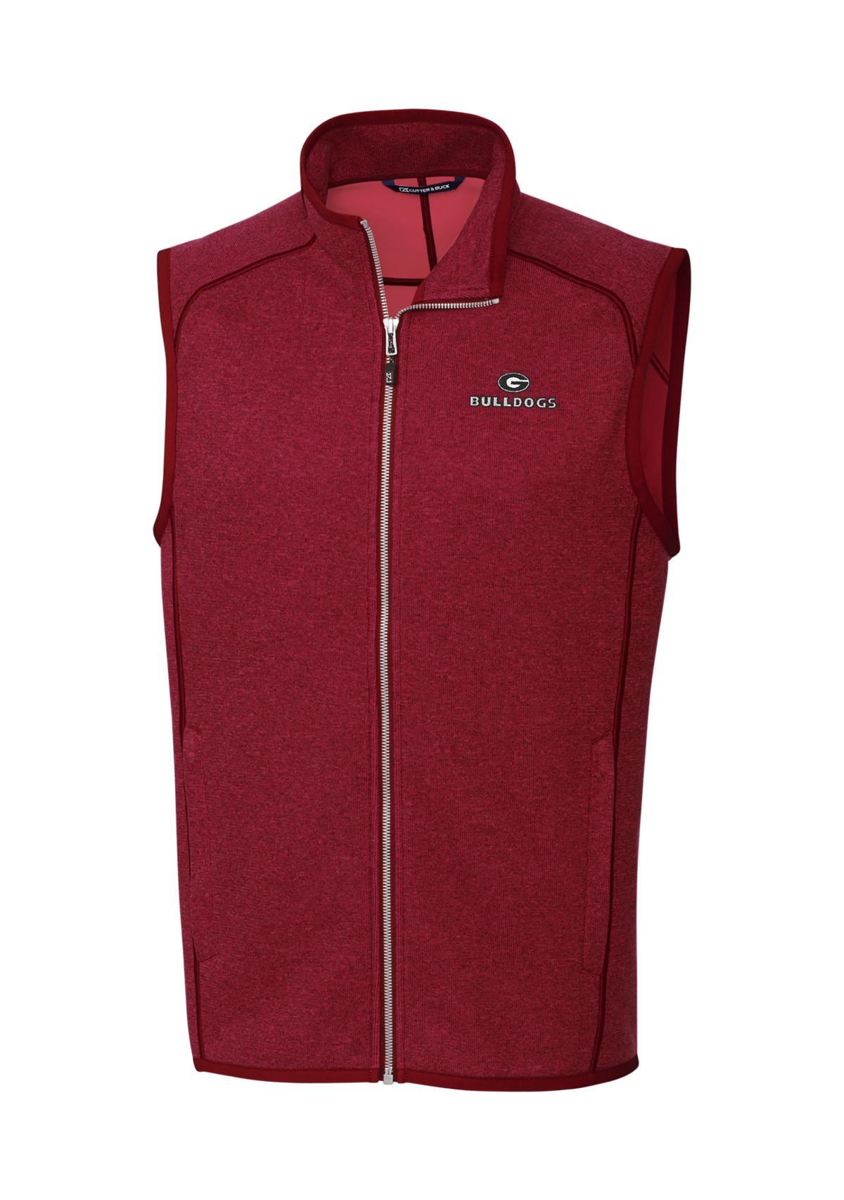 NCAA Georgia Bulldogs Mainsail Full-Zip Vest