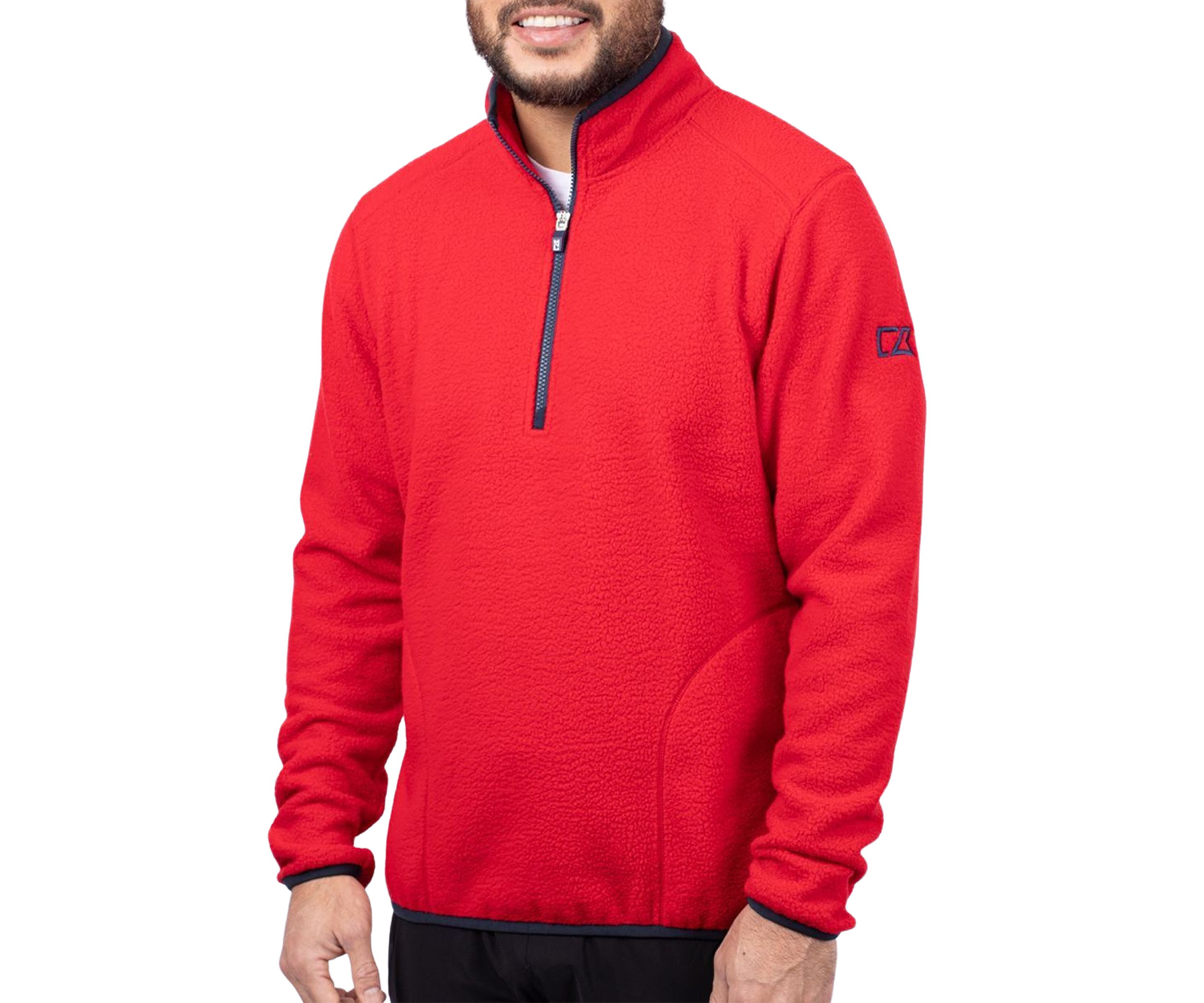 Cascade Eco Sherpa Fleece Mens Quarter Zip Jacket