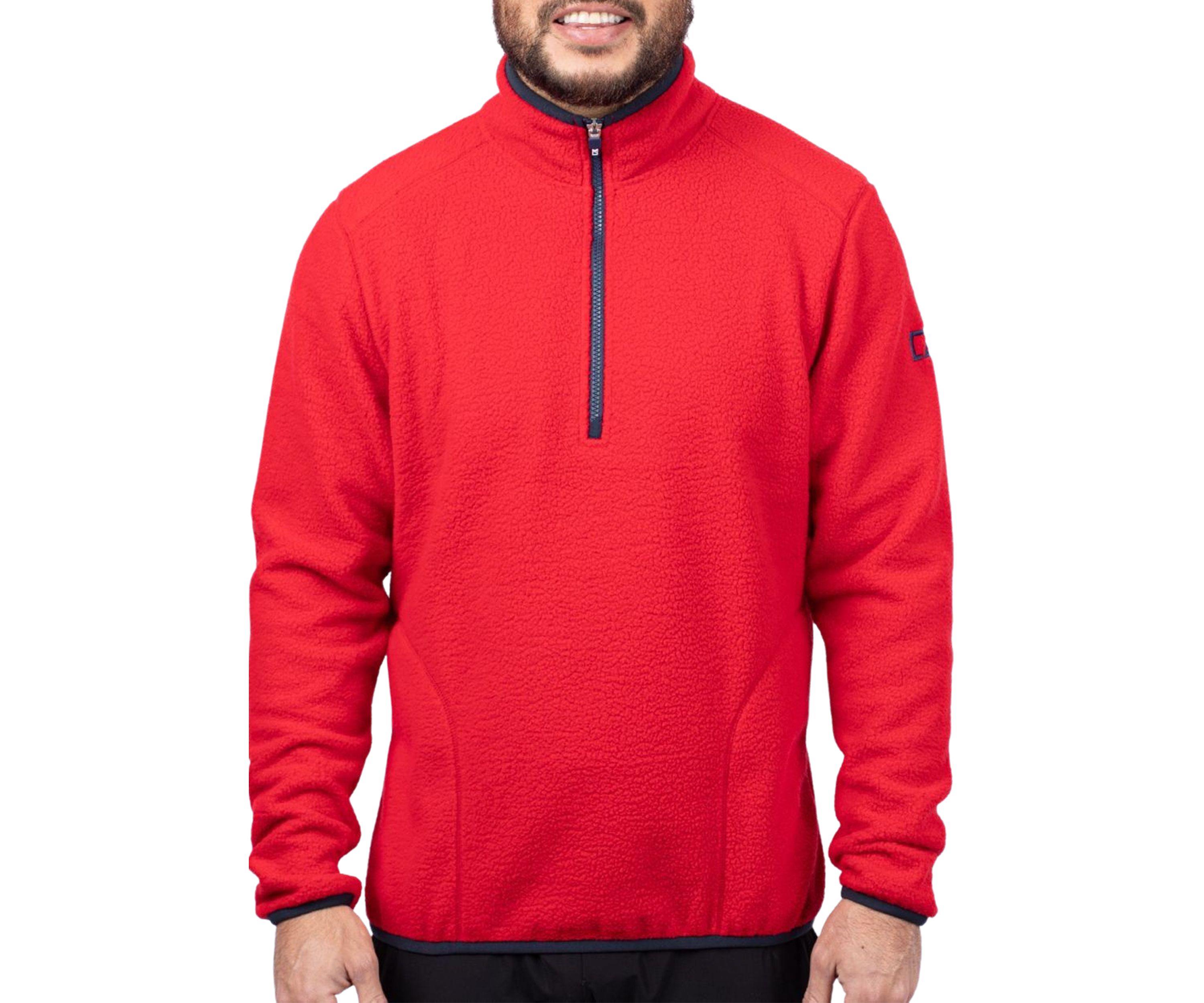 Cascade Eco Sherpa Fleece Mens Quarter Zip Jacket