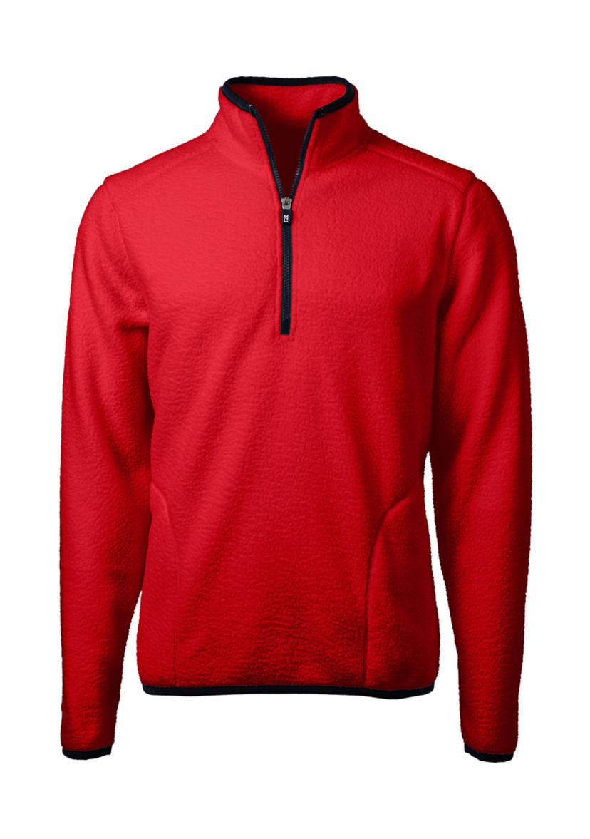 Cascade Eco Sherpa Fleece Mens Quarter Zip Jacket