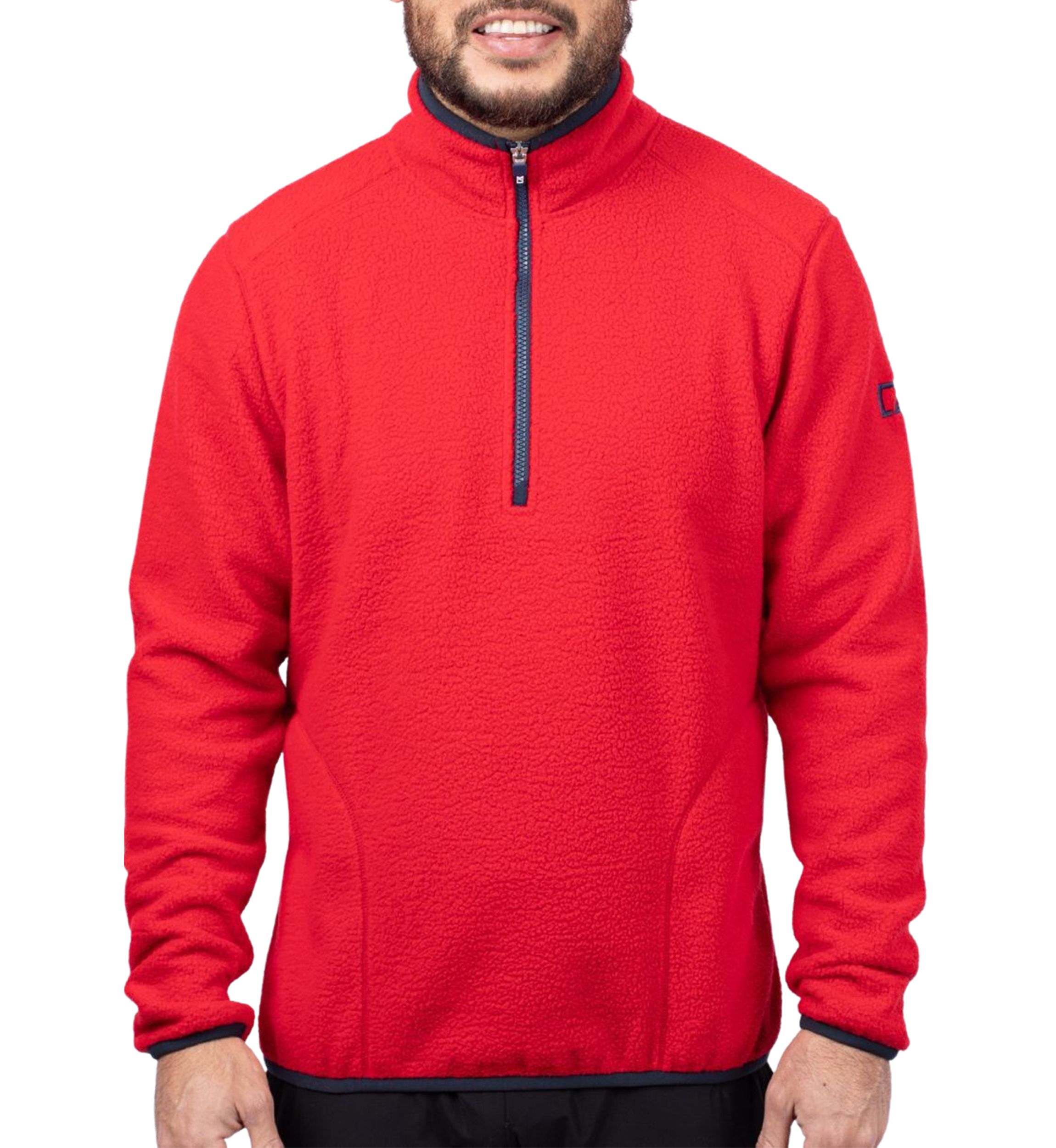 Cascade Eco Sherpa Fleece Mens Quarter Zip Jacket