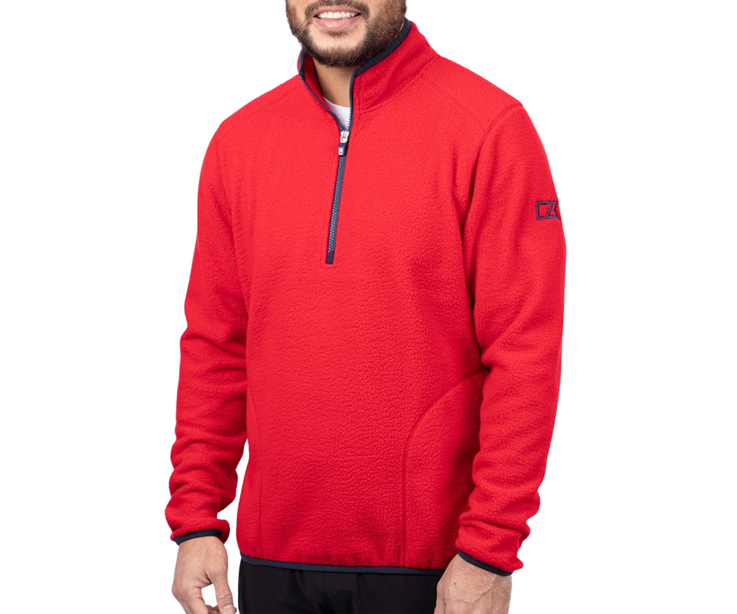 Cascade Eco Sherpa Fleece Mens Quarter Zip Jacket