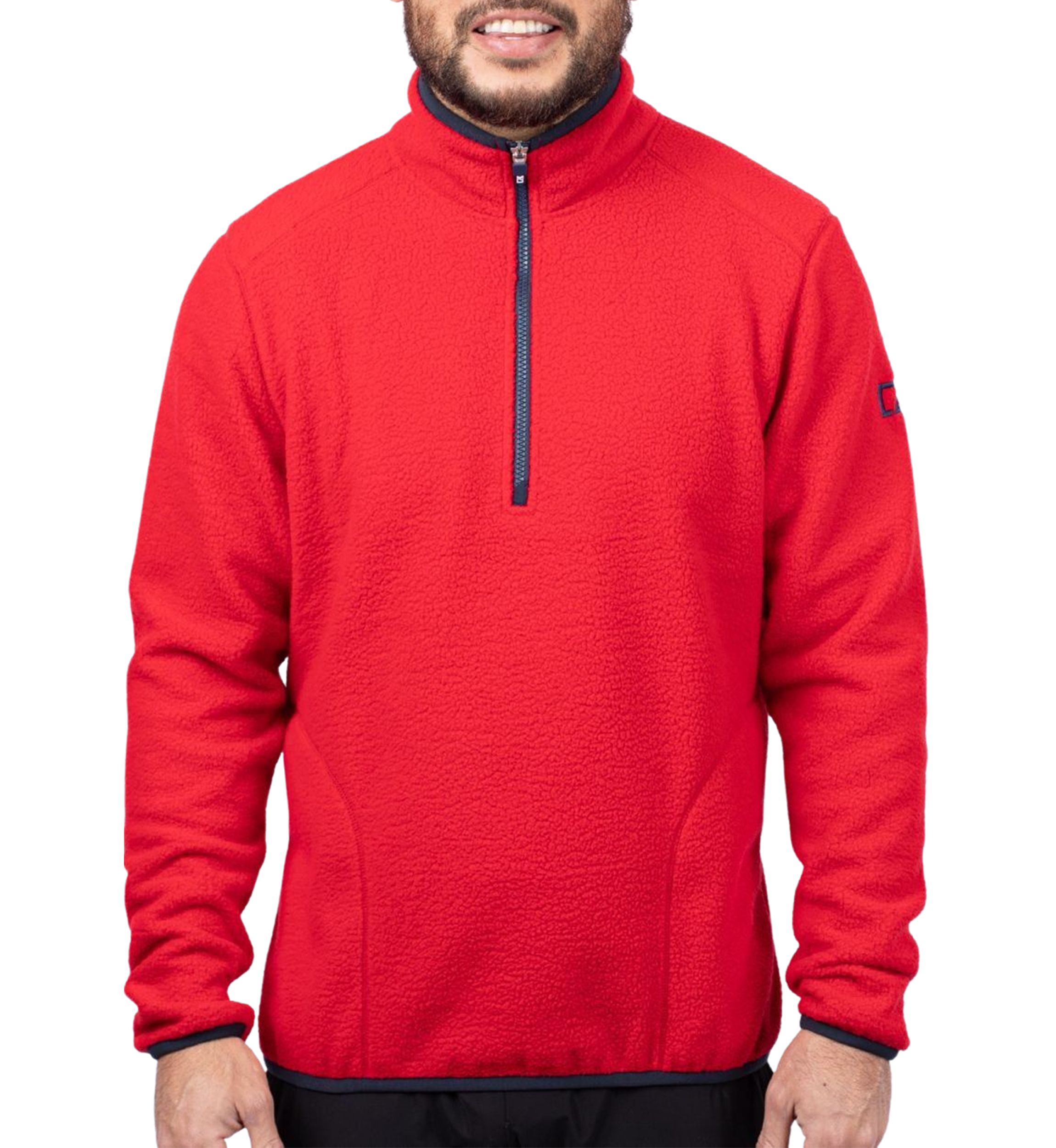 Cascade Eco Sherpa Fleece Mens Quarter Zip Jacket