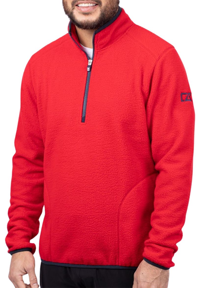 Cascade Eco Sherpa Fleece Mens Quarter Zip Jacket
