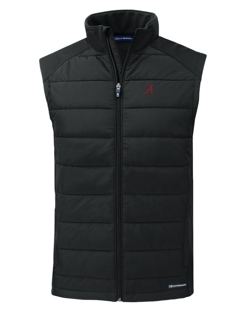 NCAA Alabama Crimson Tide Evoke Hybrid Eco Softshell Recycled Full Zip Vest