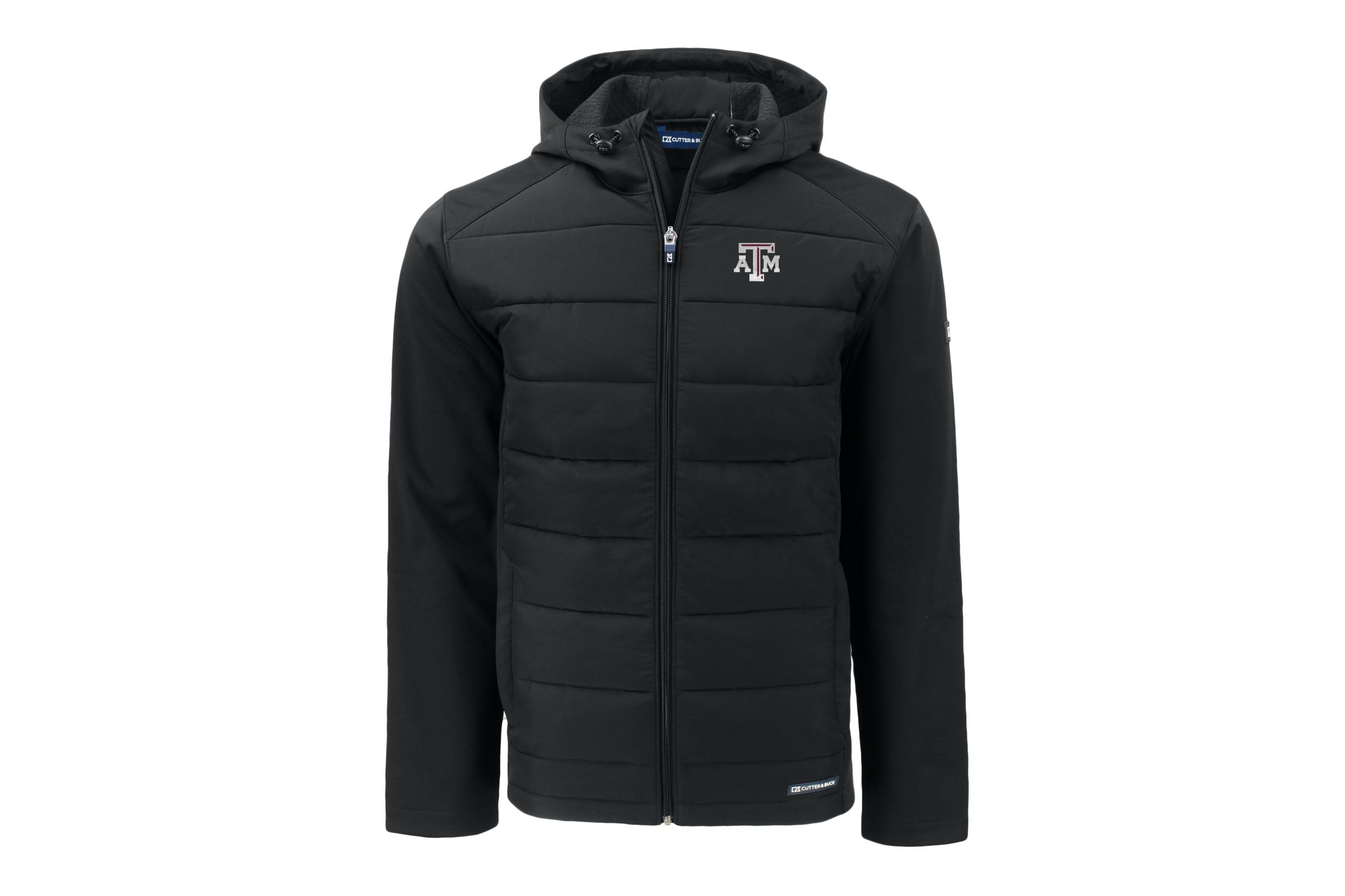 NCAA Texas A&M Aggies Evoke Hybrid Eco Softshell Recycled Full-Zip Hoodie