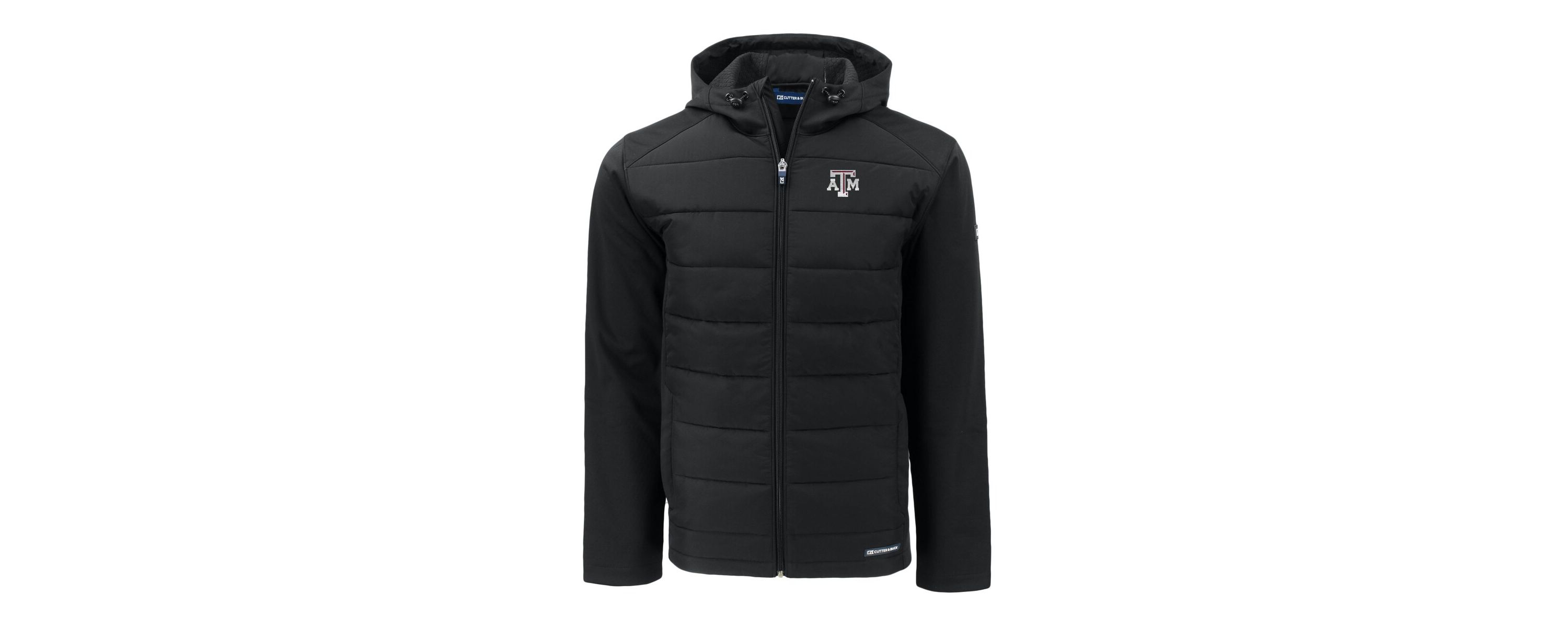 NCAA Texas A&M Aggies Evoke Hybrid Eco Softshell Recycled Full-Zip Hoodie