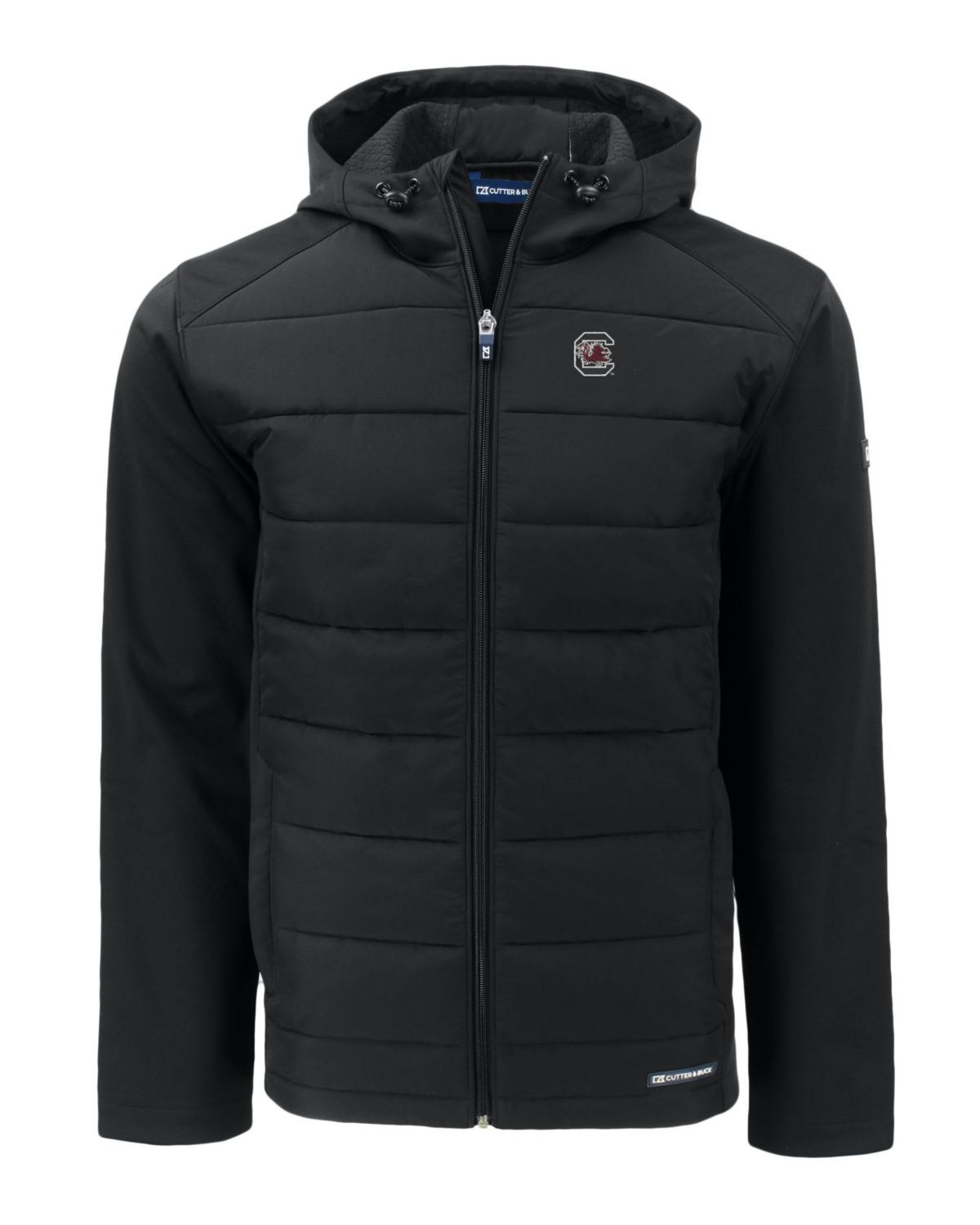 NCAA South Carolina Gamecocks Evoke Hybrid Eco Softshell Recycled Full-Zip Hoodie