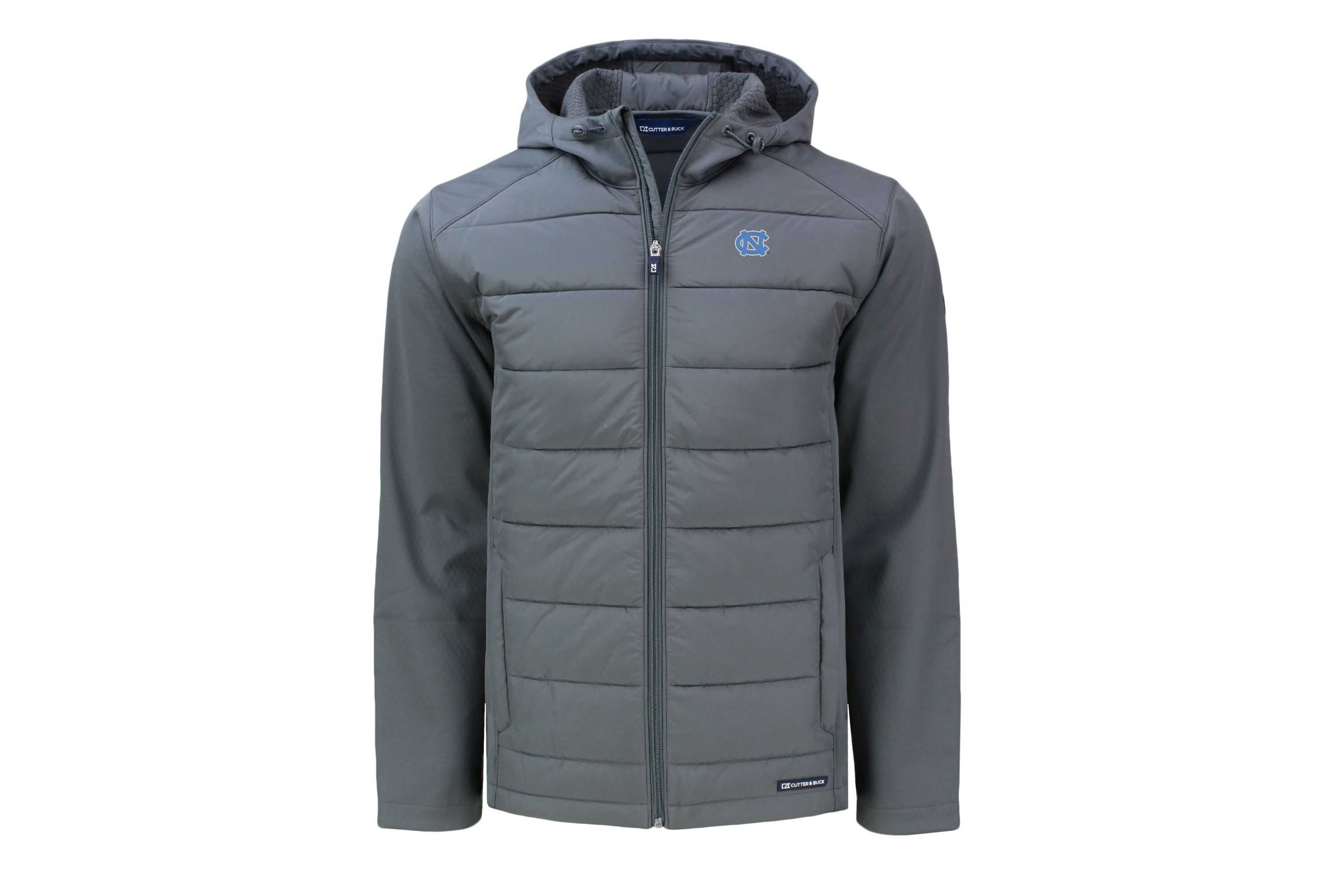 NCAA North Carolina Tar Heels Evoke Hybrid Eco Softshell Recycled Full-Zip Hoodie