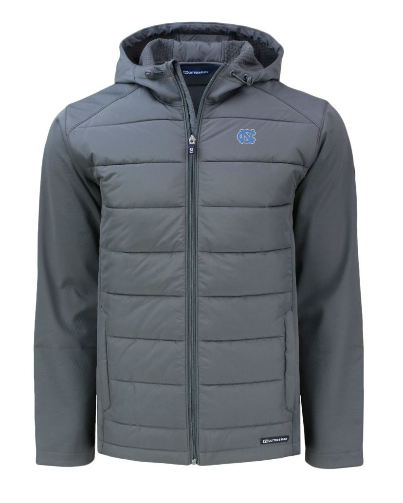 NCAA North Carolina Tar Heels Evoke Hybrid Eco Softshell Recycled Full-Zip Hoodie