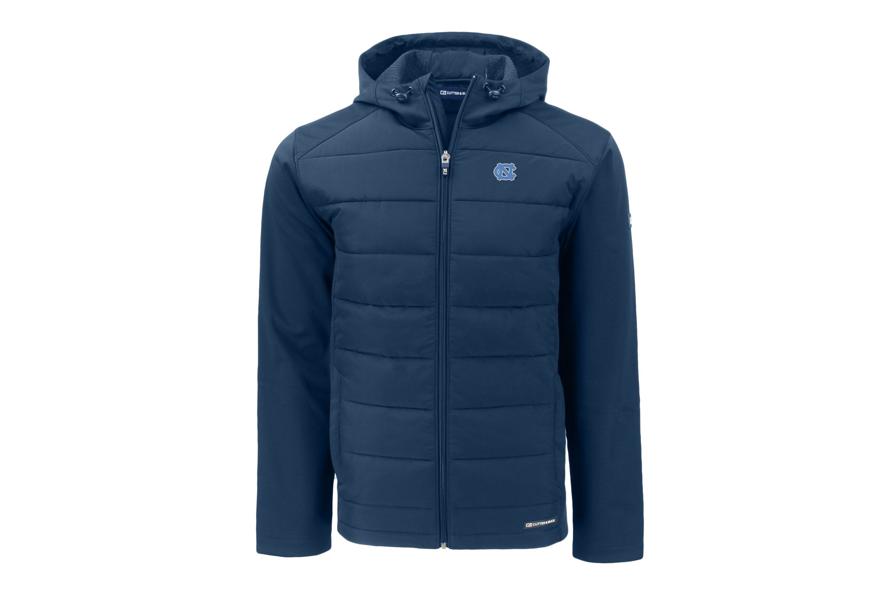 NCAA North Carolina Tar Heels Evoke Hybrid Eco Softshell Recycled Full-Zip Hoodie