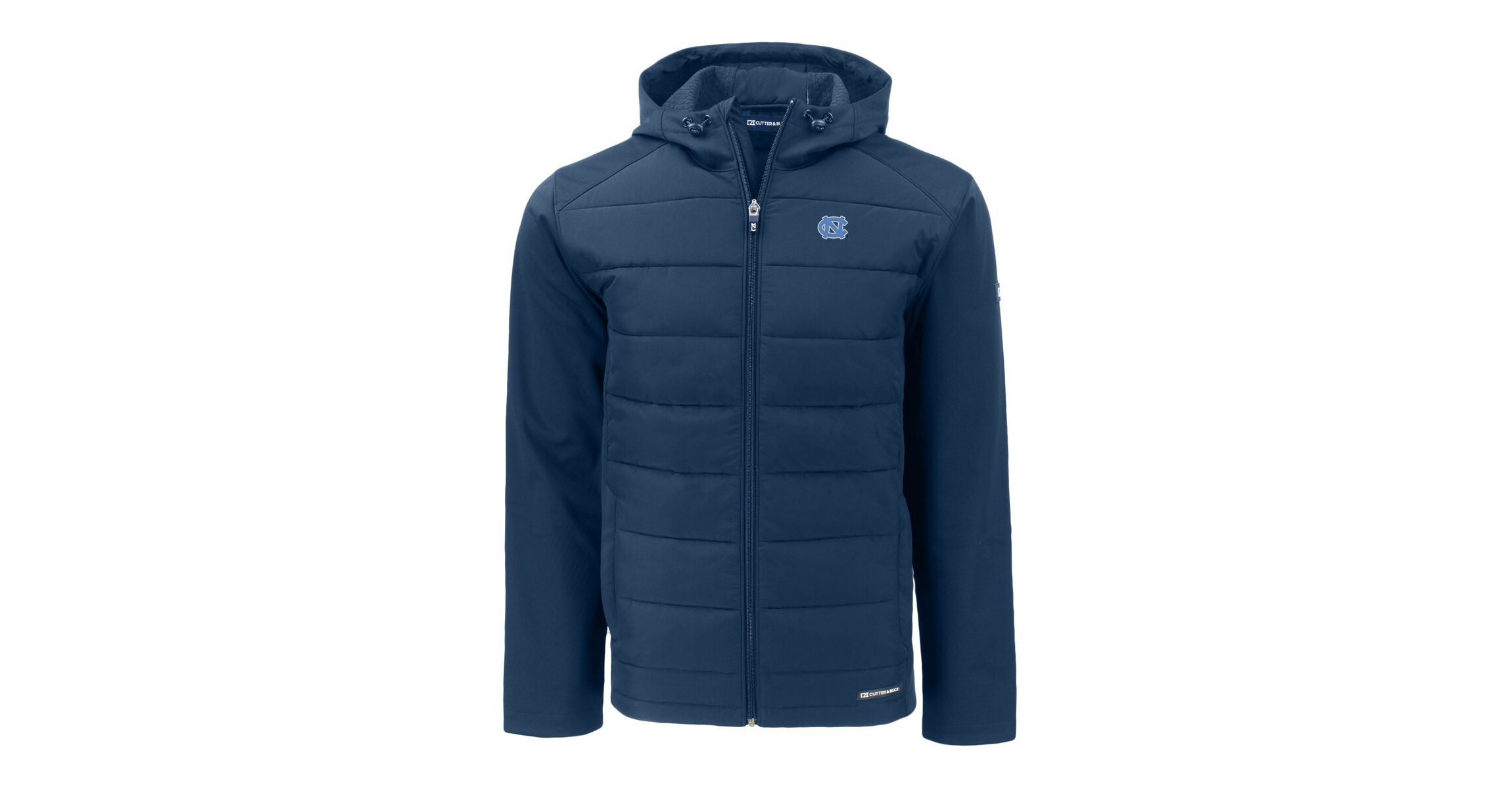 NCAA North Carolina Tar Heels Evoke Hybrid Eco Softshell Recycled Full-Zip Hoodie