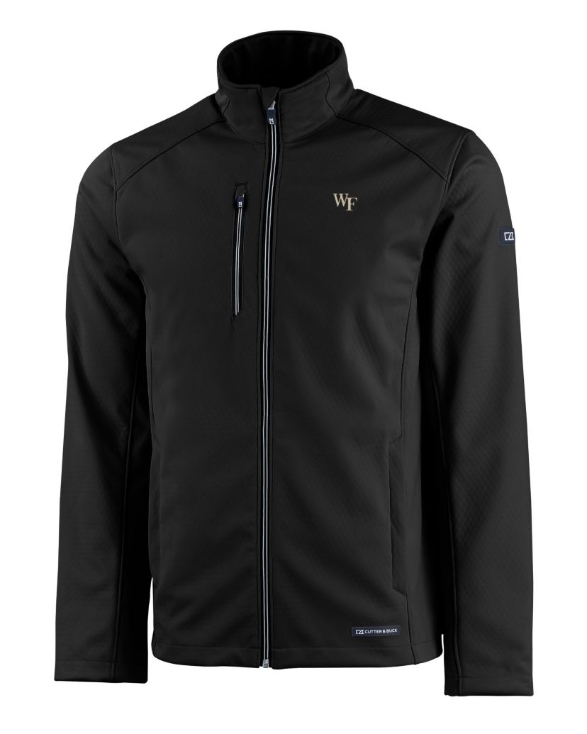 NCAA Wake Forest Demon Deacons Evoke Eco Softshell Recycled Full-Zip Jacket