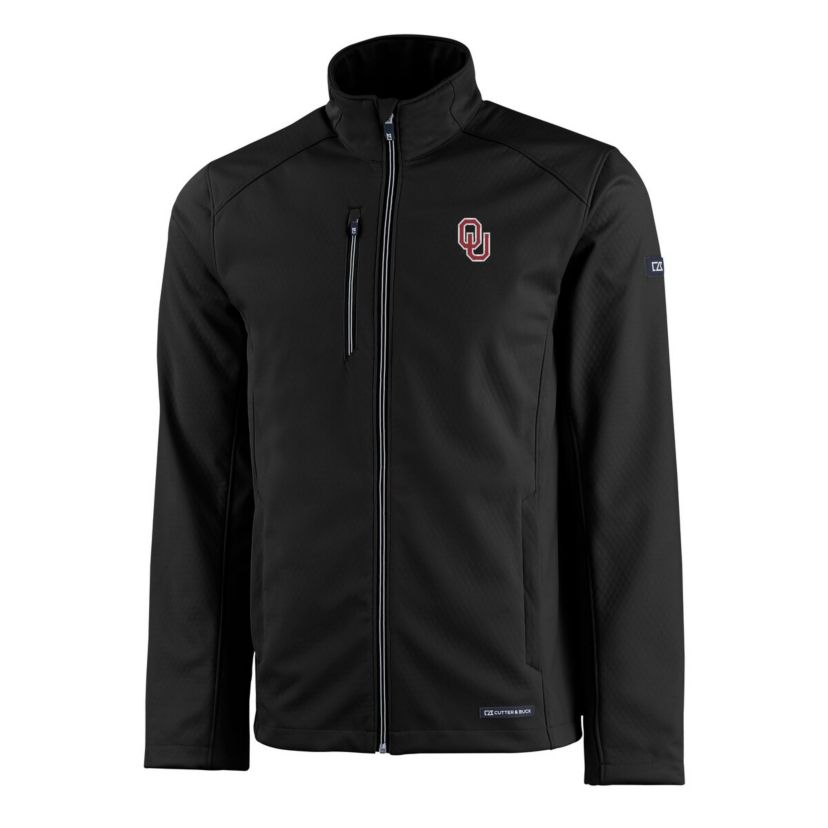 NCAA Oklahoma Sooners Evoke Eco Softshell Recycled Full-Zip Jacket