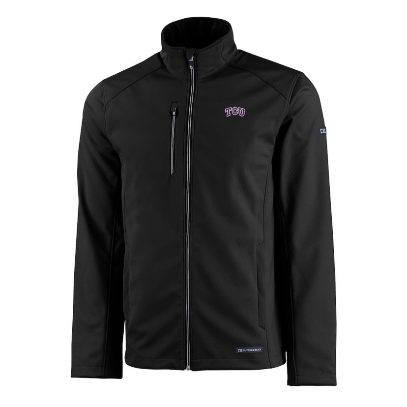 NCAA TCU Horned Frogs Evoke Eco Softshell Recycled Full-Zip Jacket