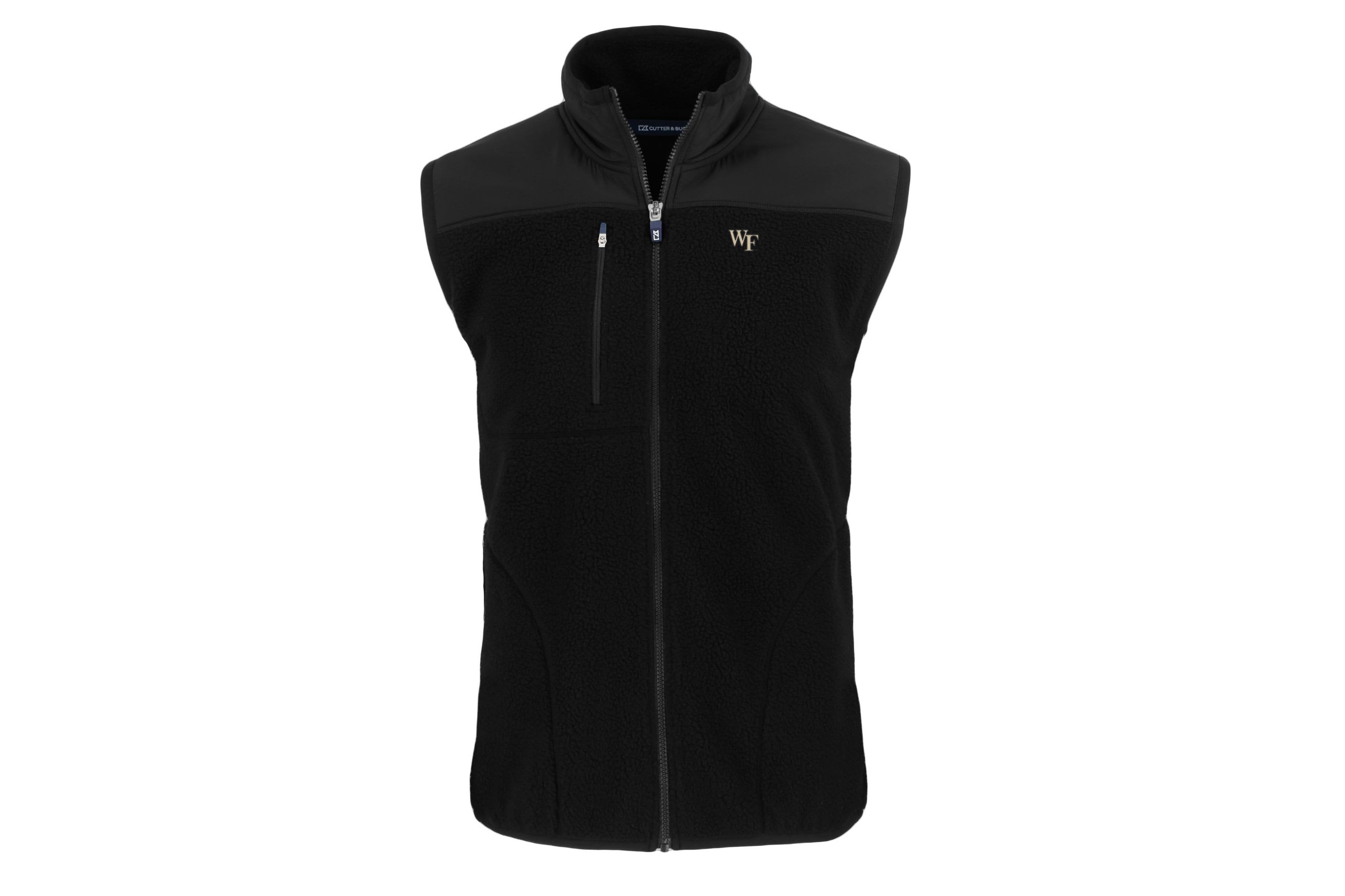 NCAA Wake Forest Demon Deacons Cascade Eco Sherpa Fleece Full-Zip Vest