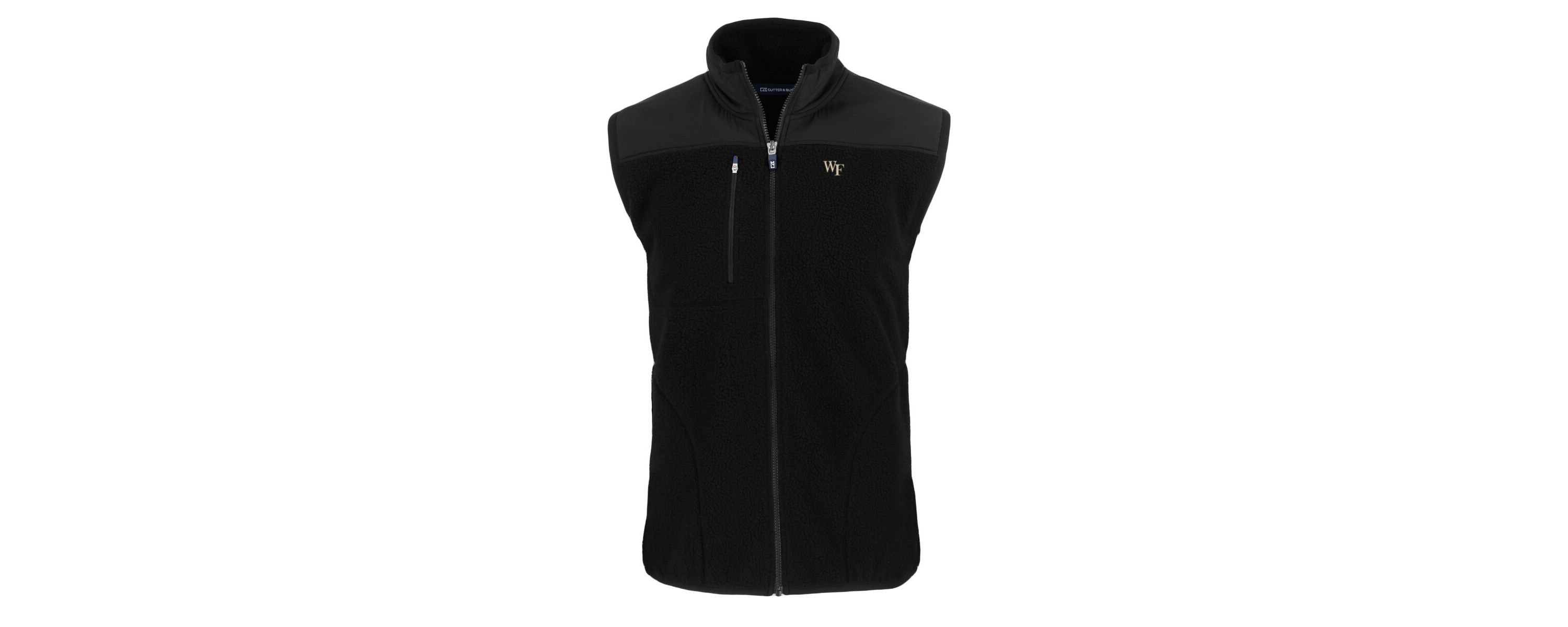 NCAA Wake Forest Demon Deacons Cascade Eco Sherpa Fleece Full-Zip Vest