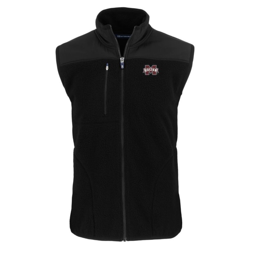 NCAA Mississippi State Bulldogs Cascade Eco Sherpa Fleece Vest
